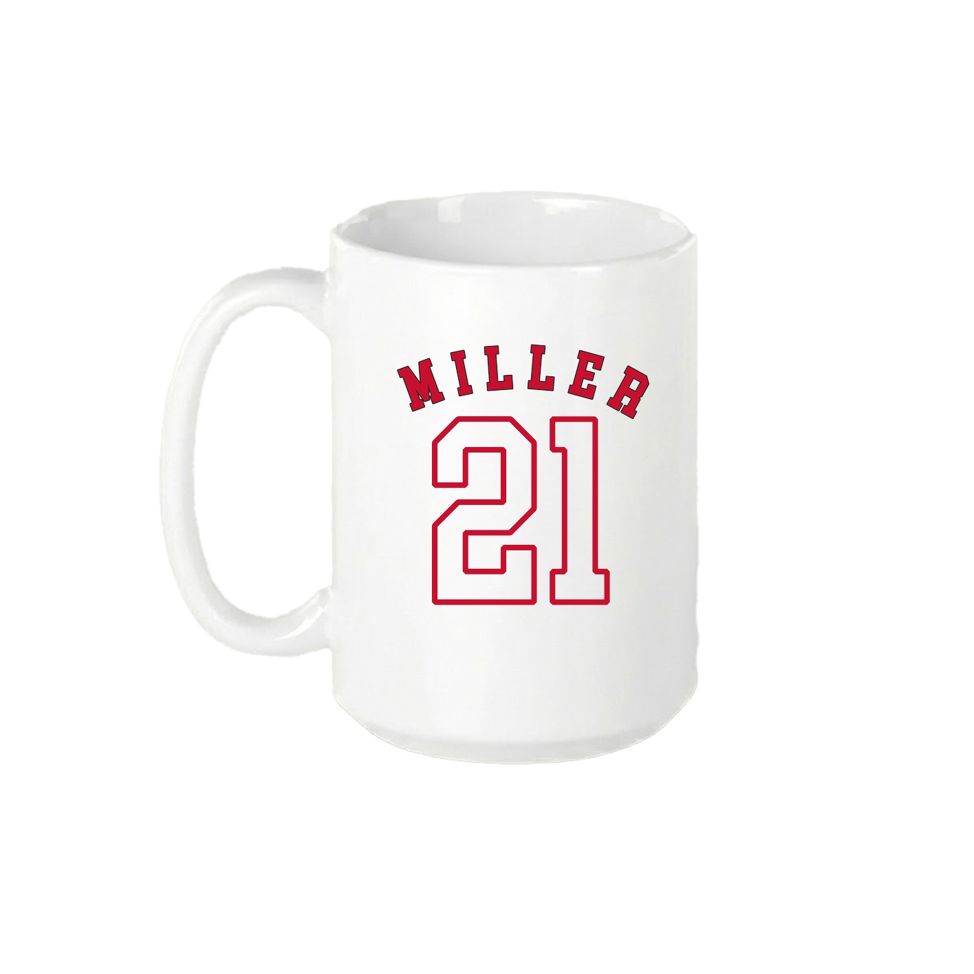 15oz Coffee Mug — Shirsey Arch in White