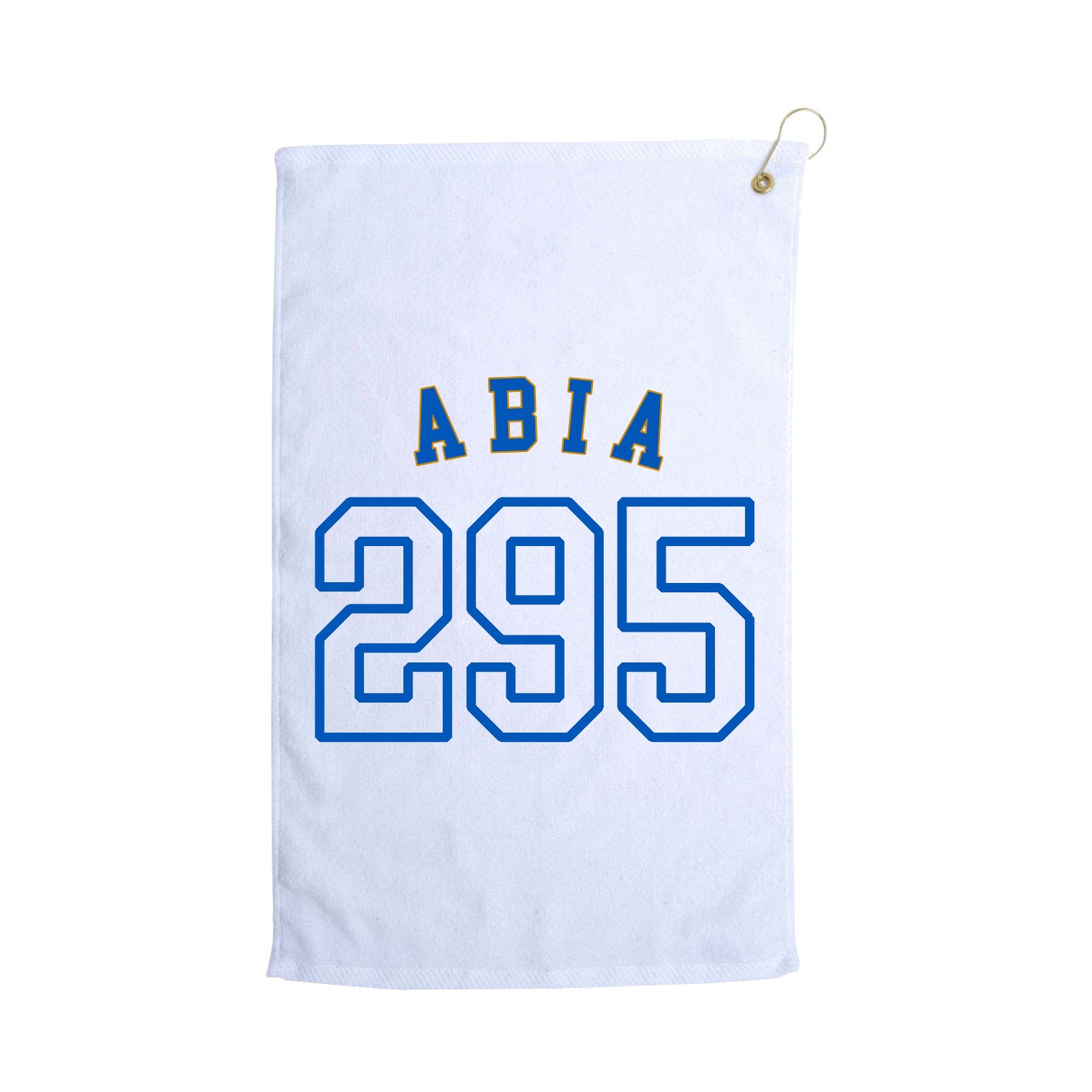 Golf Towel — Shirsey Arch in White