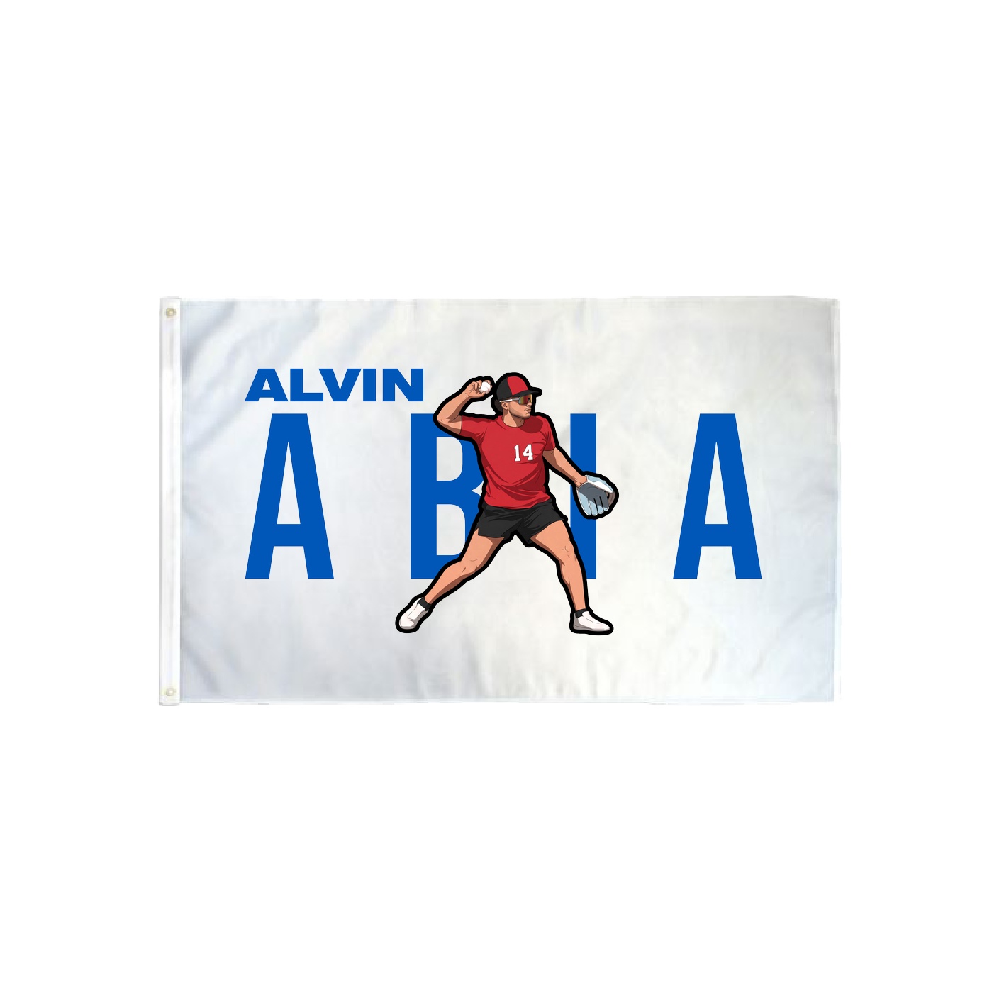 3x5 Flag — Player Name in Classic