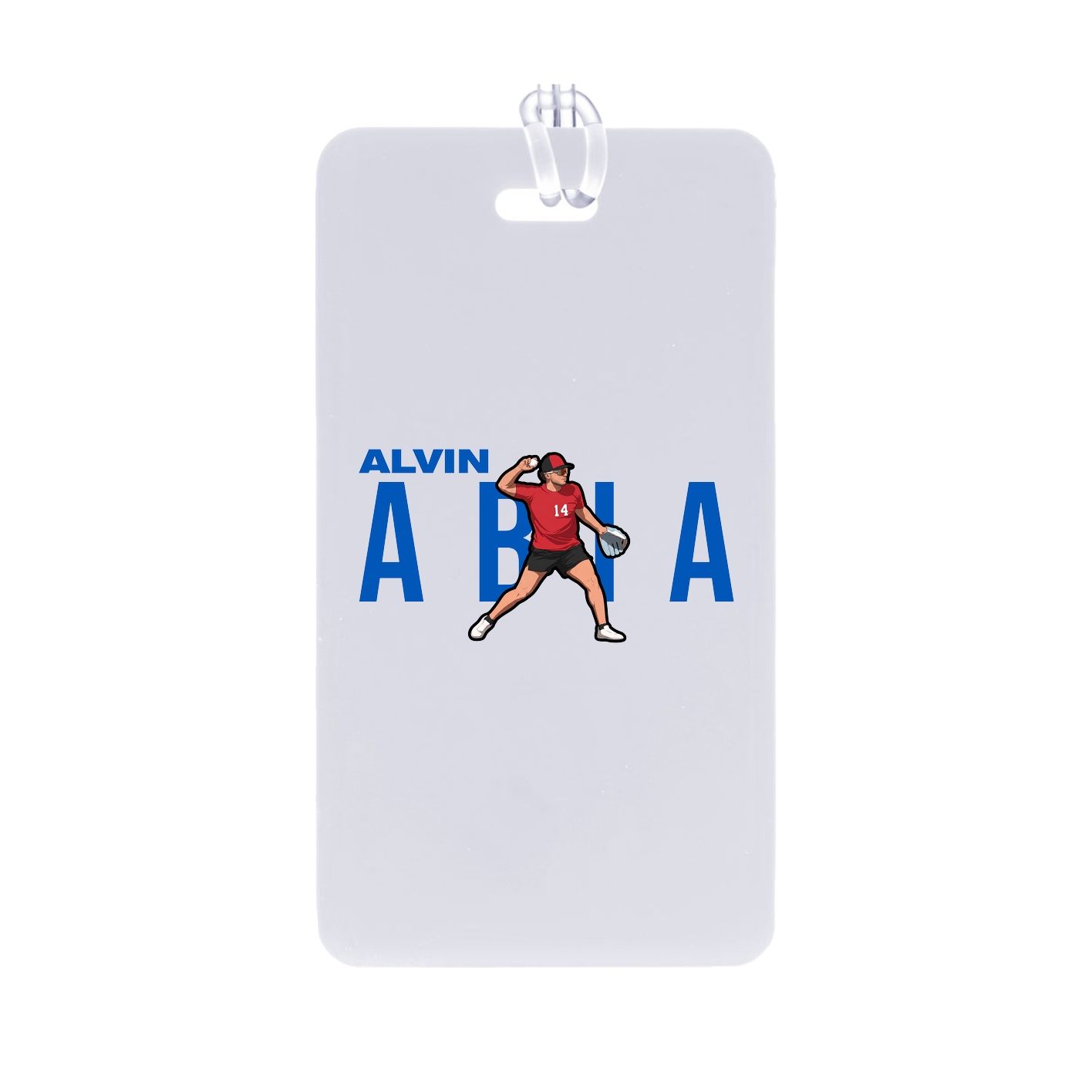 Bag Tag — Player Name in Classic