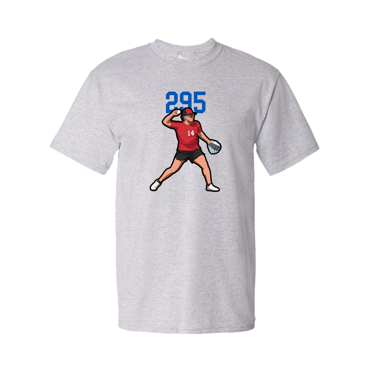 Tee — Number Top in Grey
