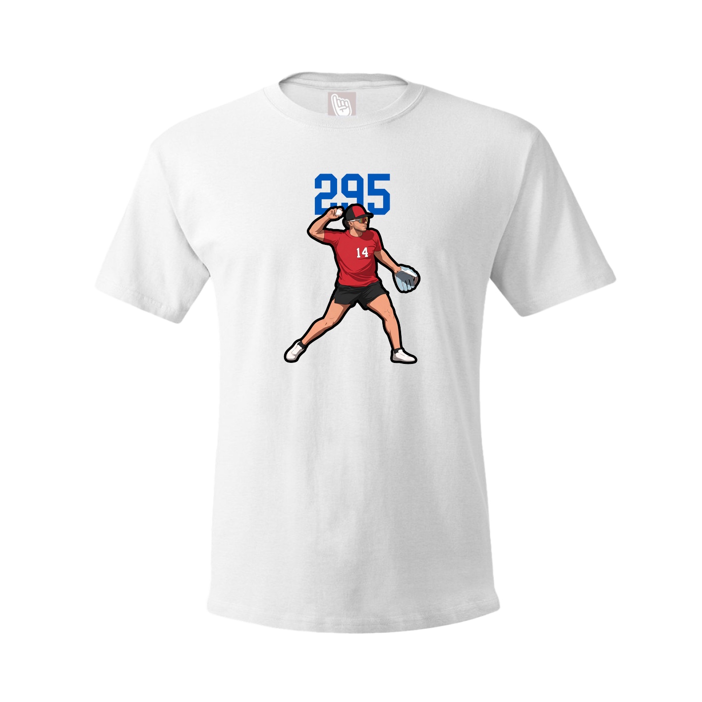 Tee — Number Top in White