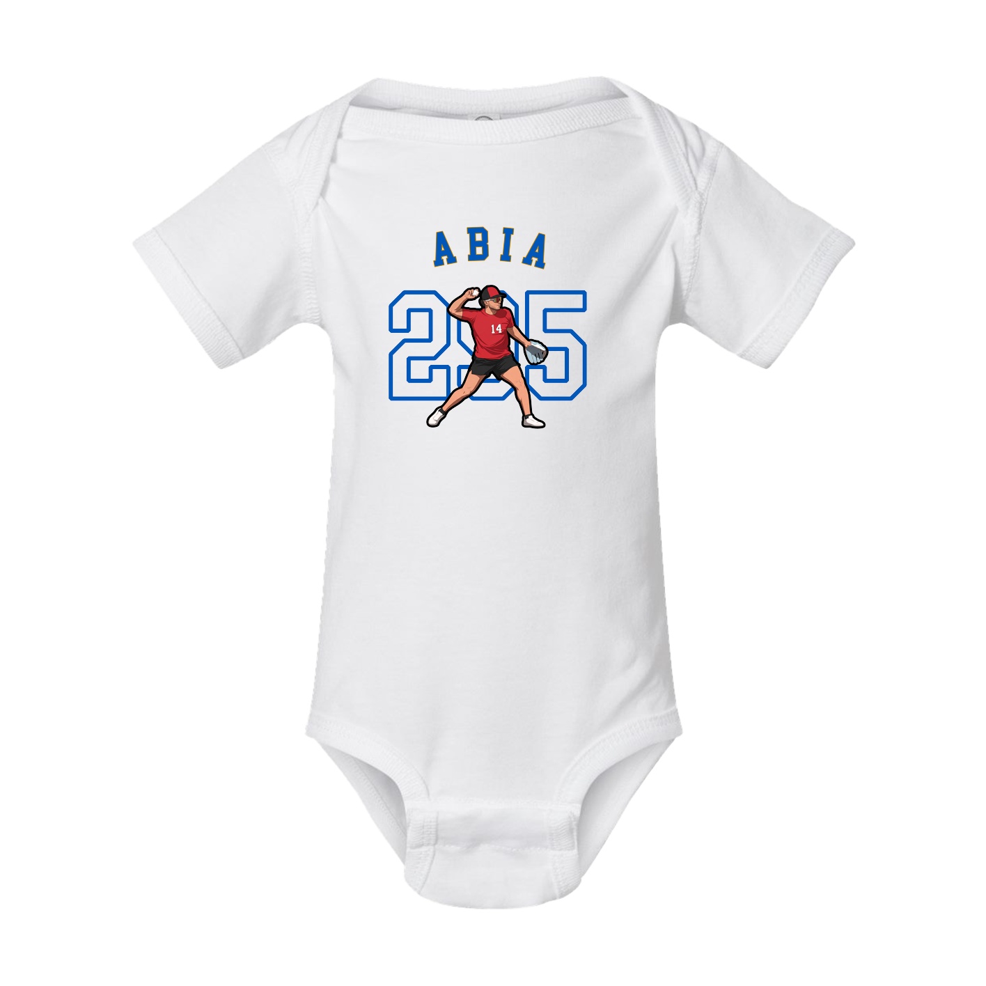 Baby Onesie — Shirsey Arch in White