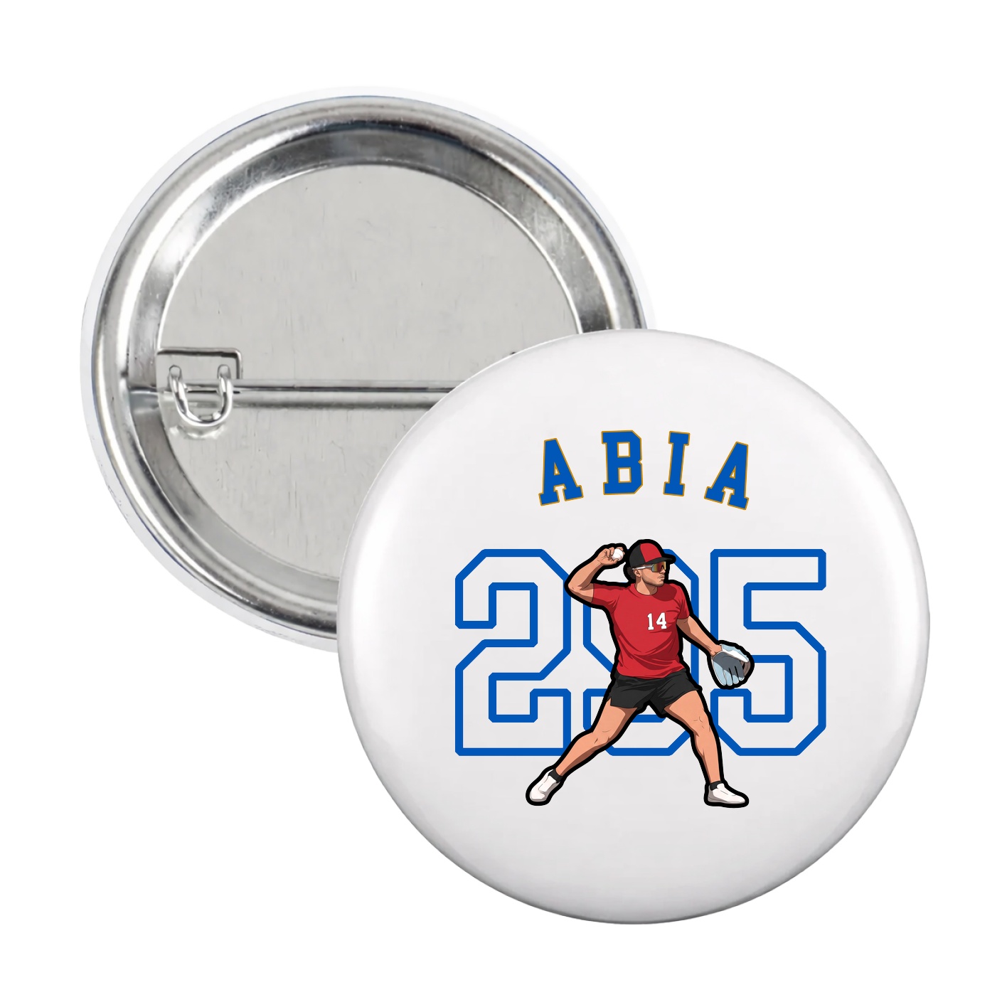 Game Day Button — Shirsey Arch in White