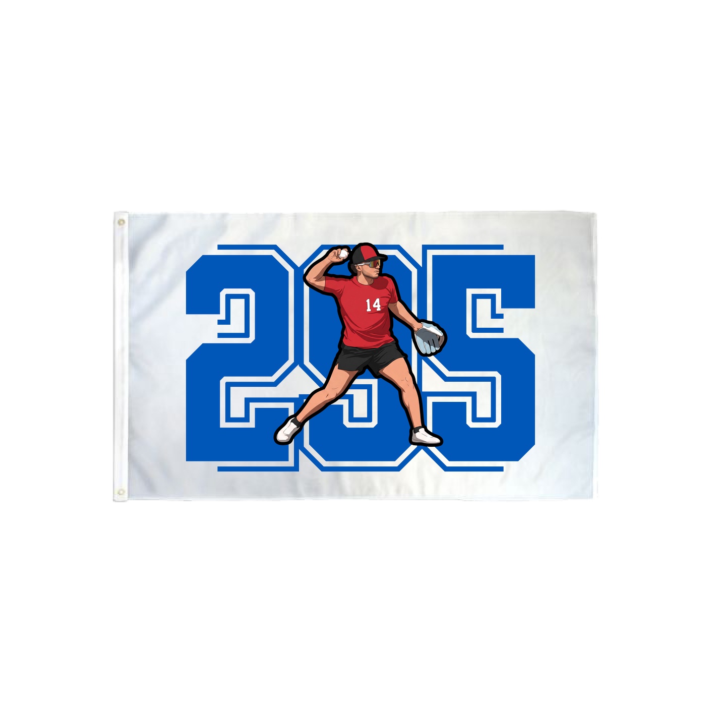 3x5 Flag — Number in Classic