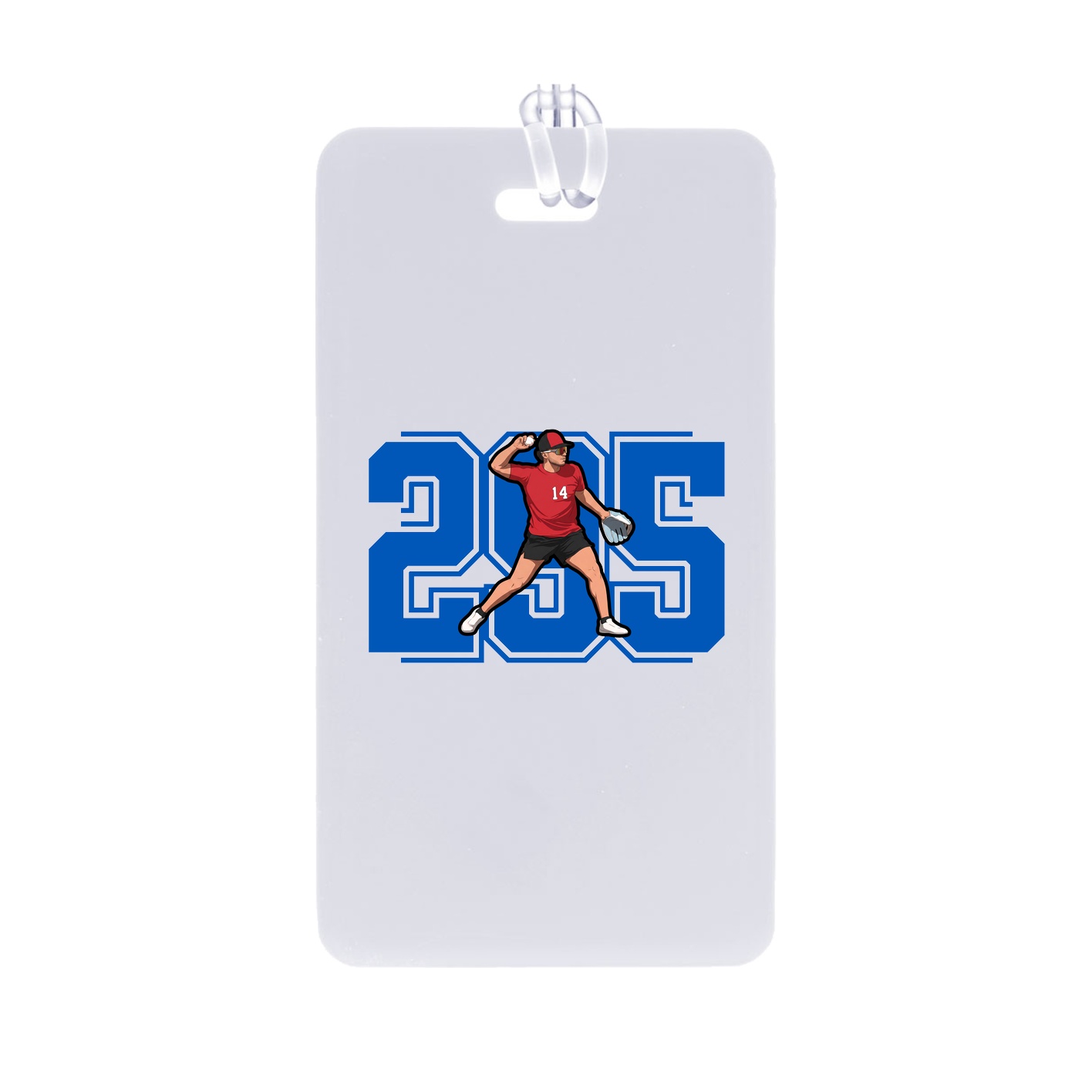 Bag Tag — Number in Classic