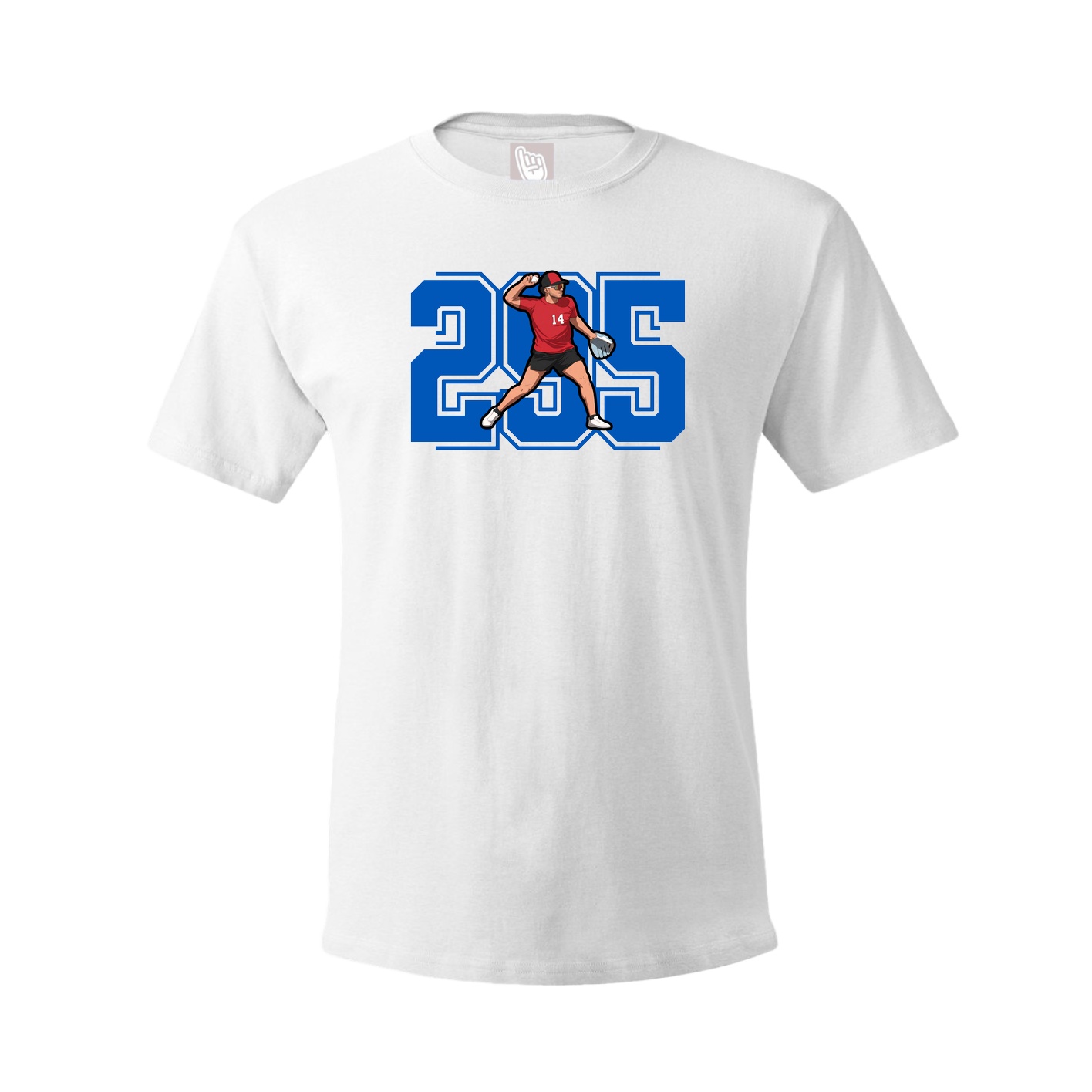 Tee — Number in White