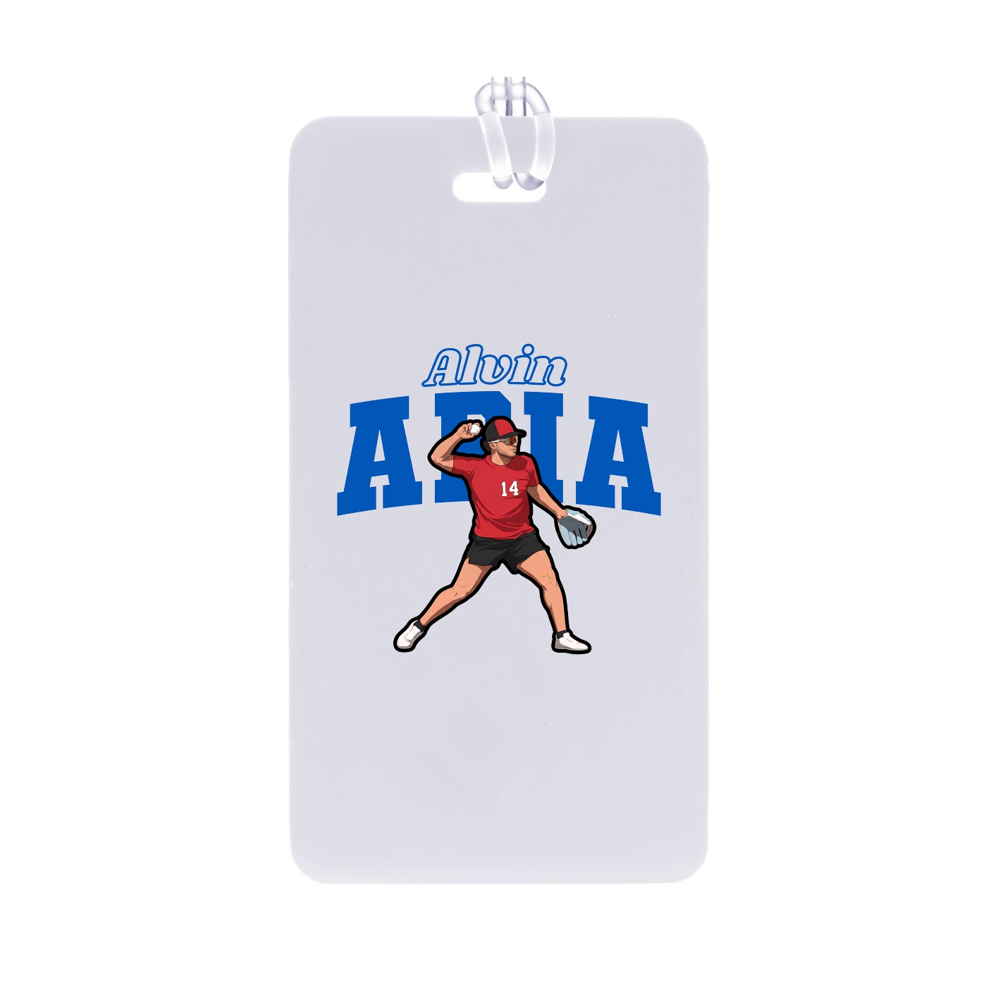 Bag Tag — Name Arch in Classic