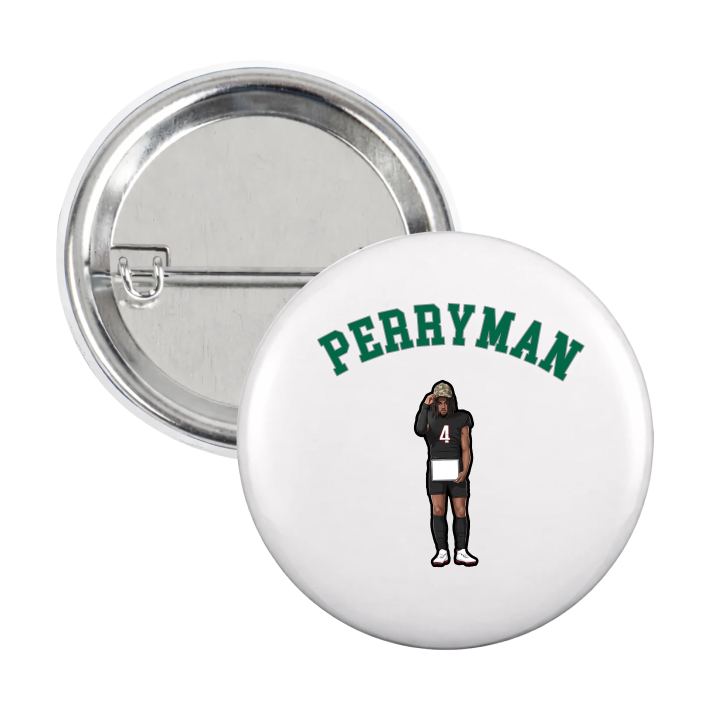 Game Day Button — Shirsey Arch in White