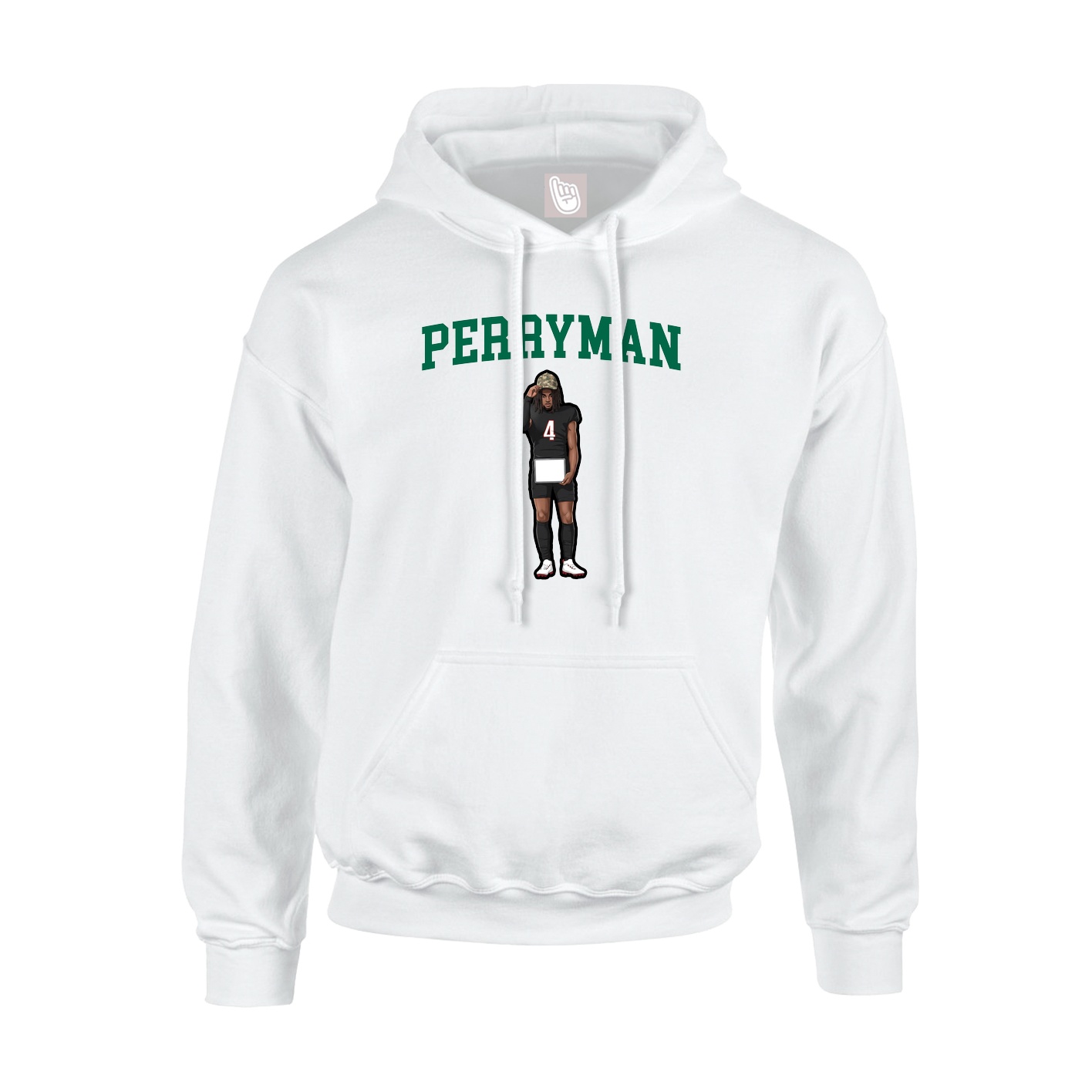 Hoodie — Shirsey in White