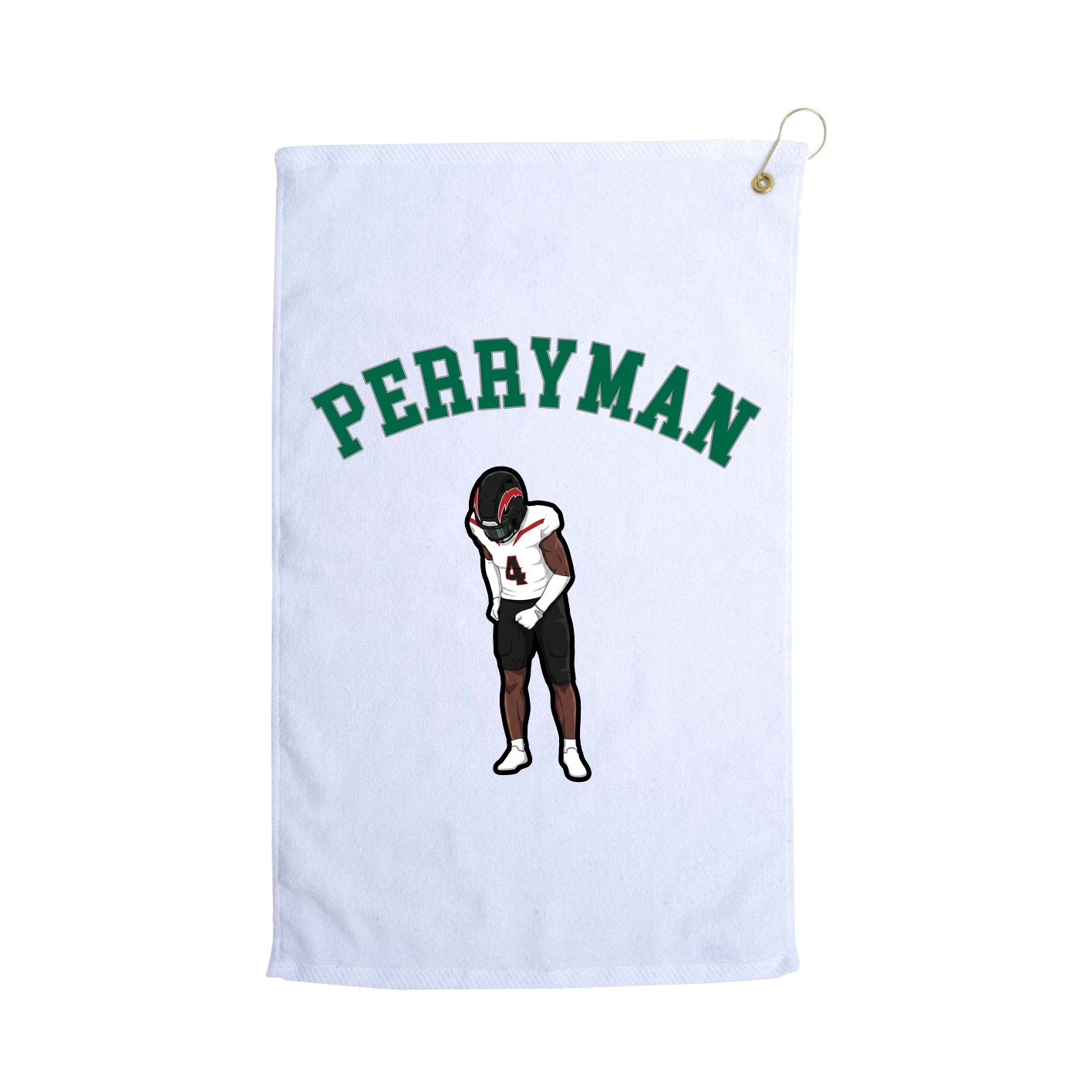 Golf Towel — Shirsey Arch in White