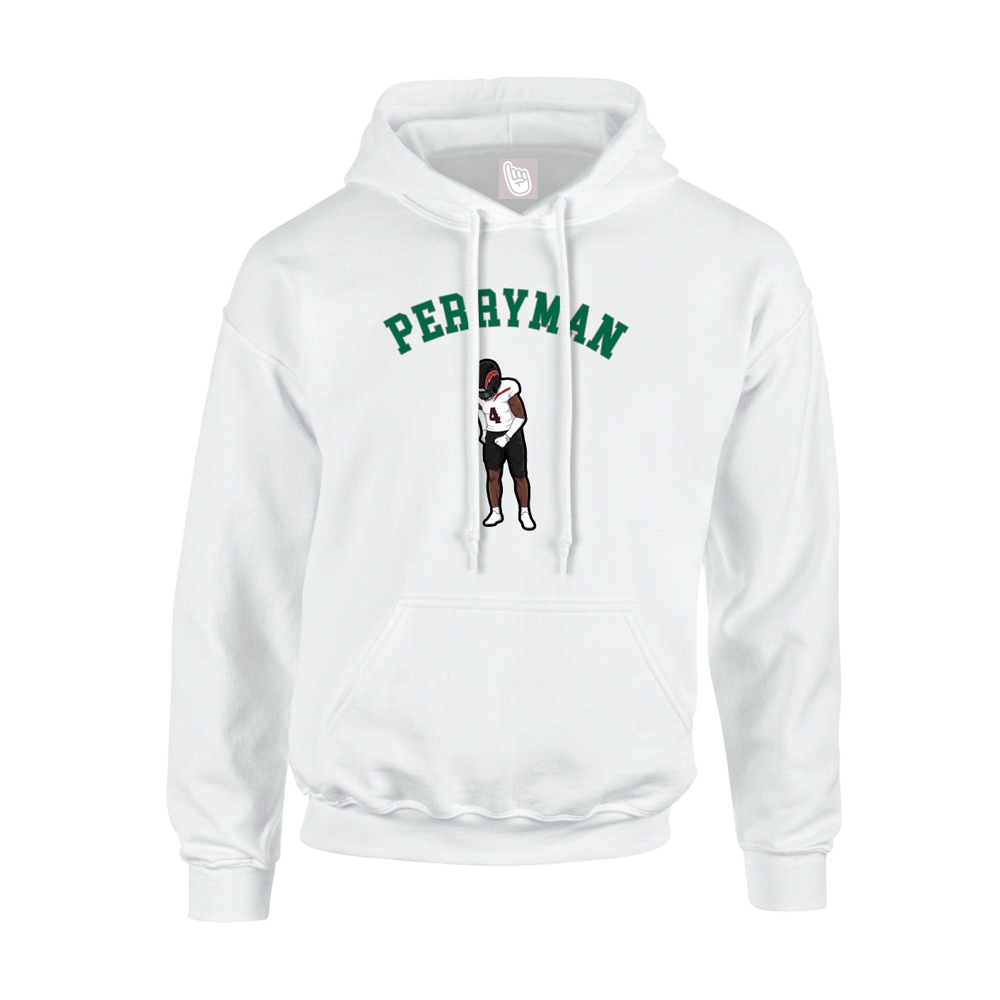 Hoodie — Shirsey Arch in White