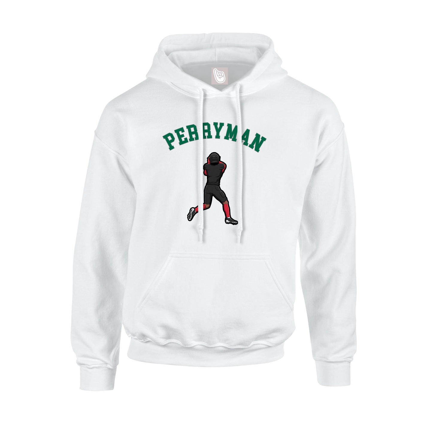 Youth Hoodie — Shirsey Arch in White