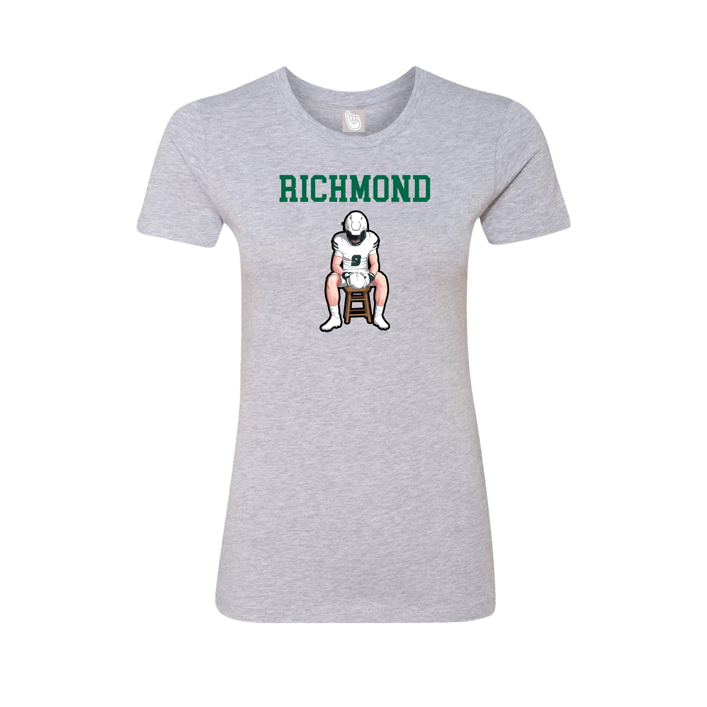 Fitted Women's Tee — Shirsey in Grey