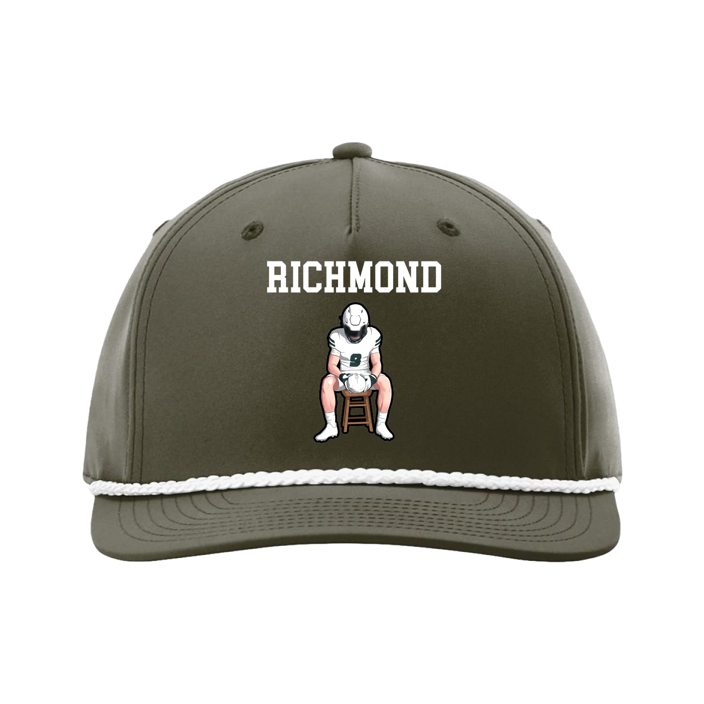 Five-Panel Classic Rope Cap — Shirsey in Green