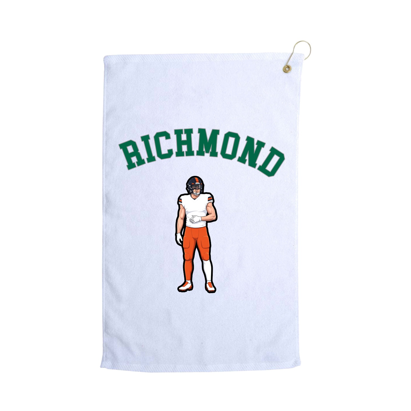Golf Towel — Shirsey Arch in White