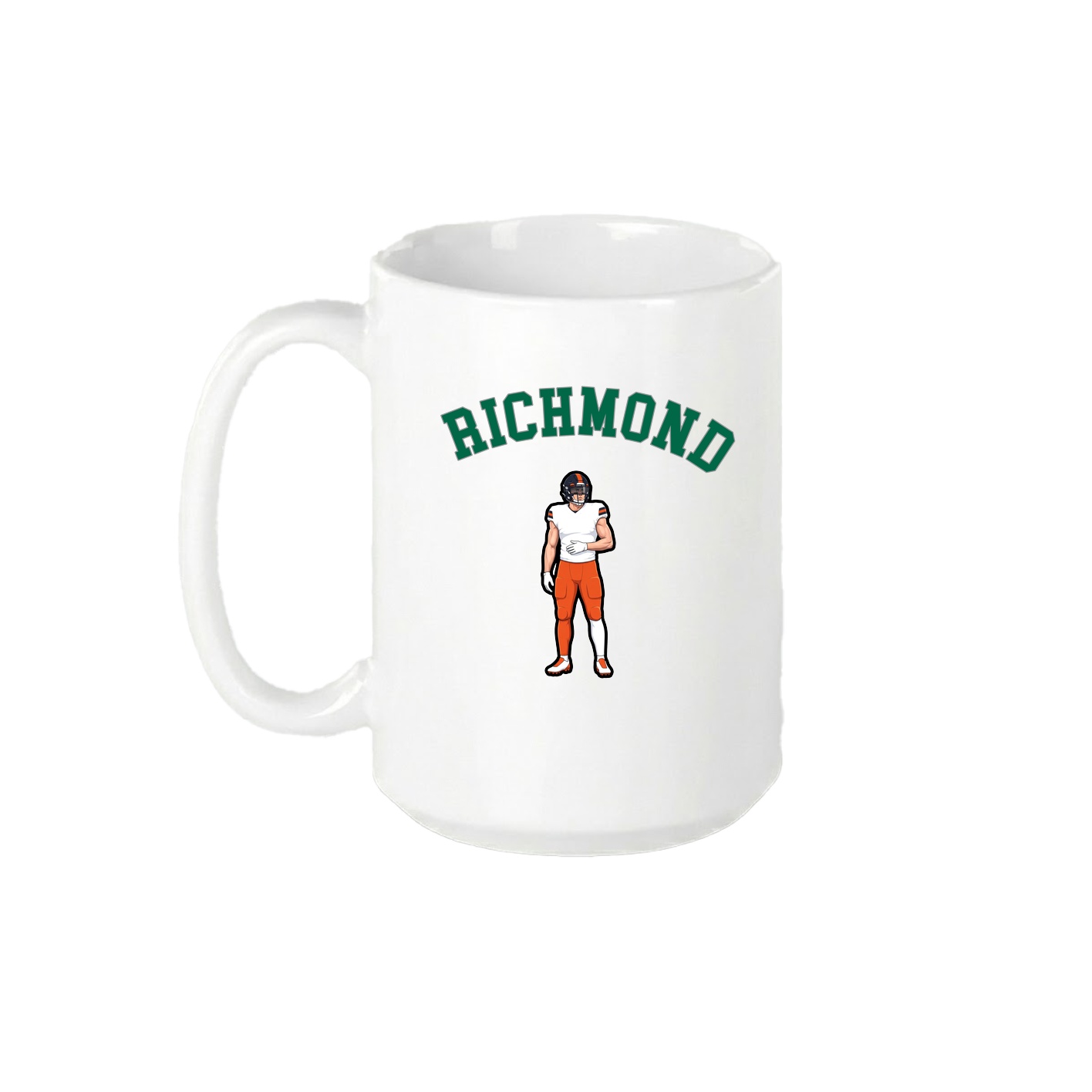 15oz Coffee Mug — Shirsey Arch in White