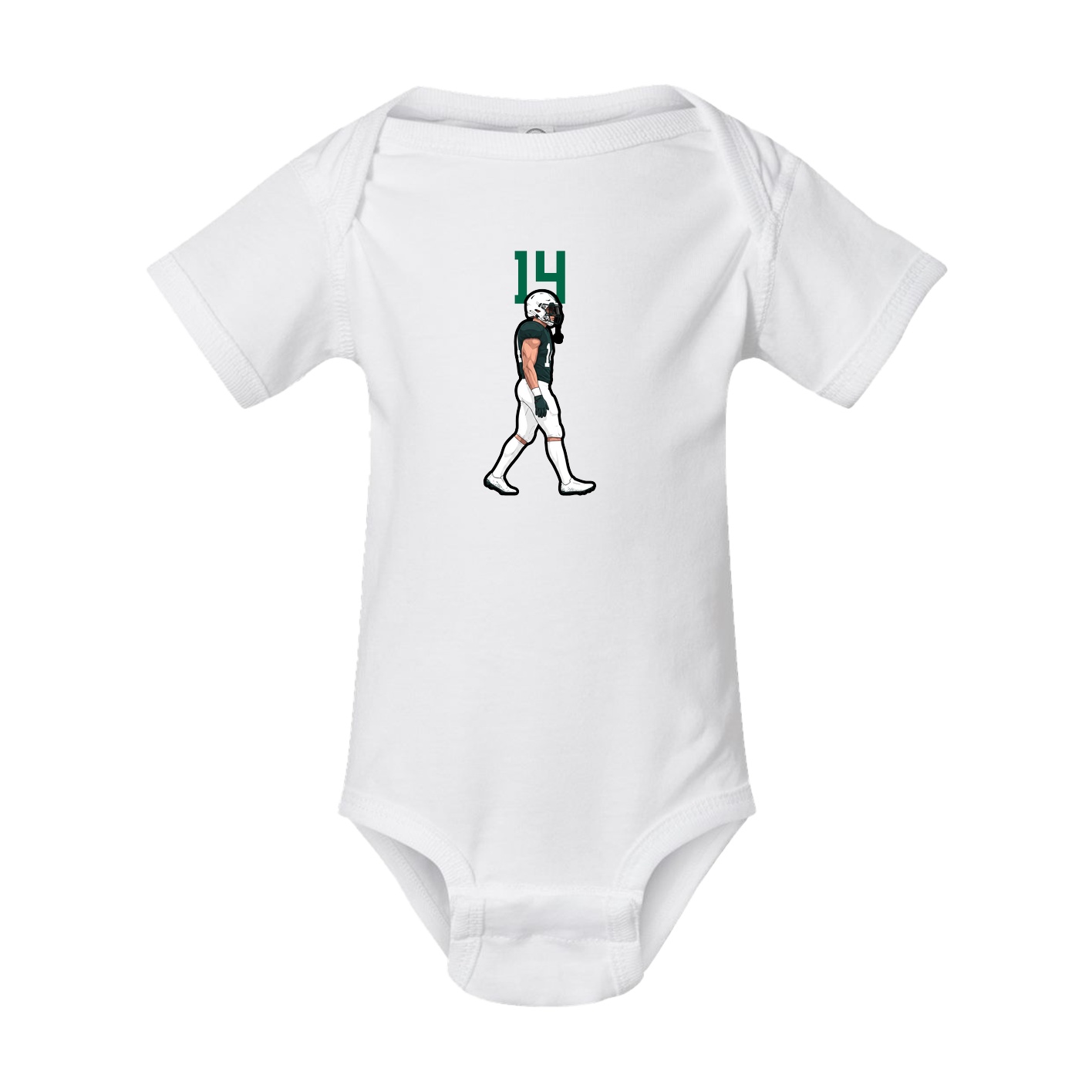 Baby Onesie — Number Top in White