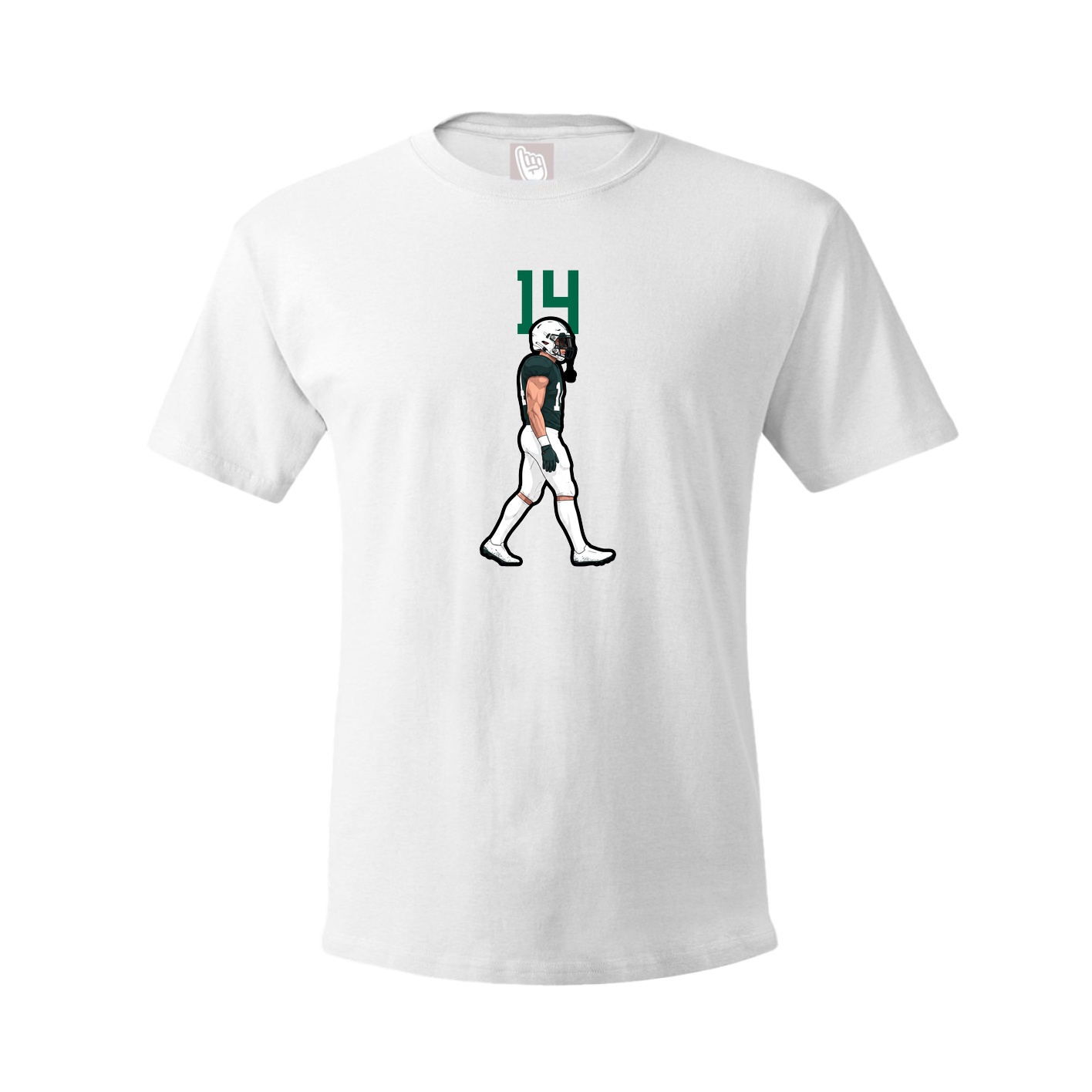 Tee — Number Top in White
