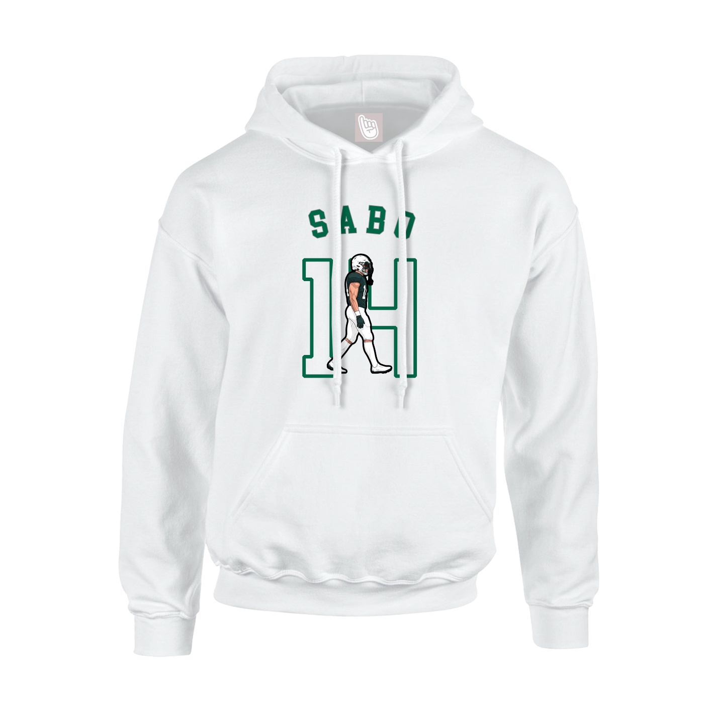 Hoodie — Shirsey Arch in White