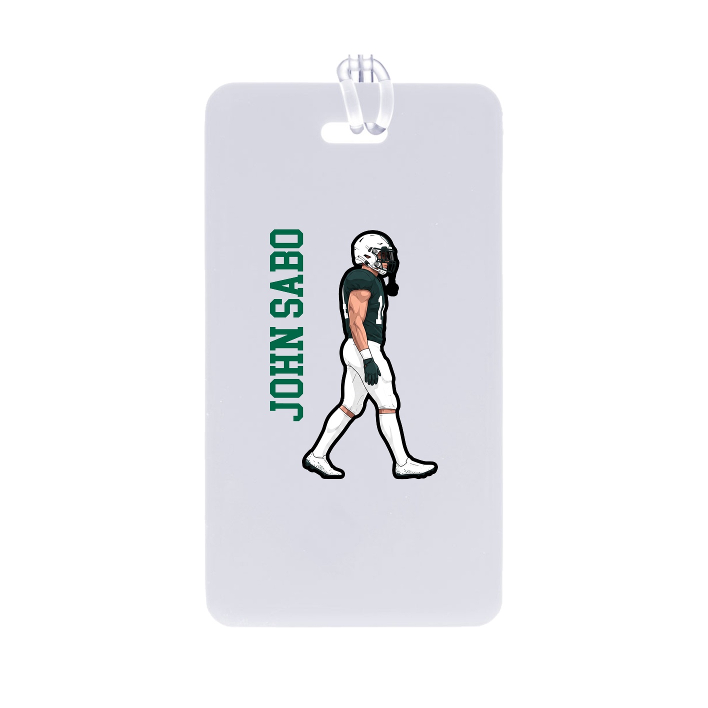Bag Tag — Name Vertical in Classic