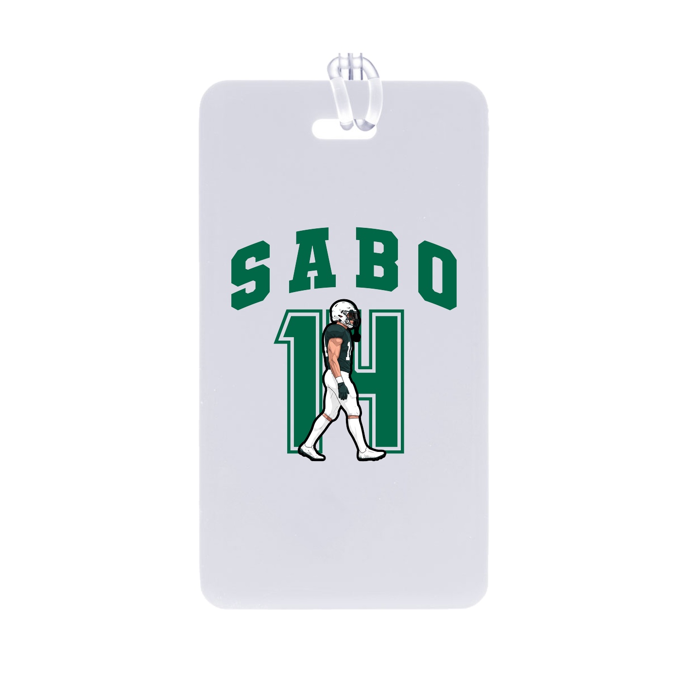 Bag Tag — Number in Classic