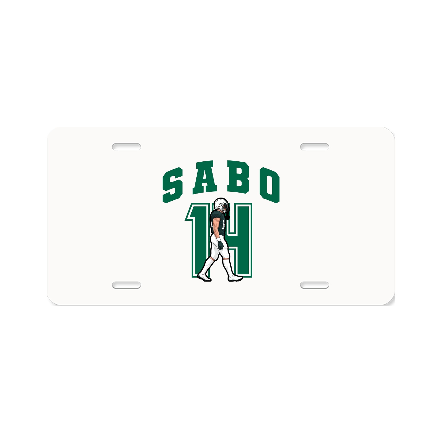 License Plate — Number in Classic