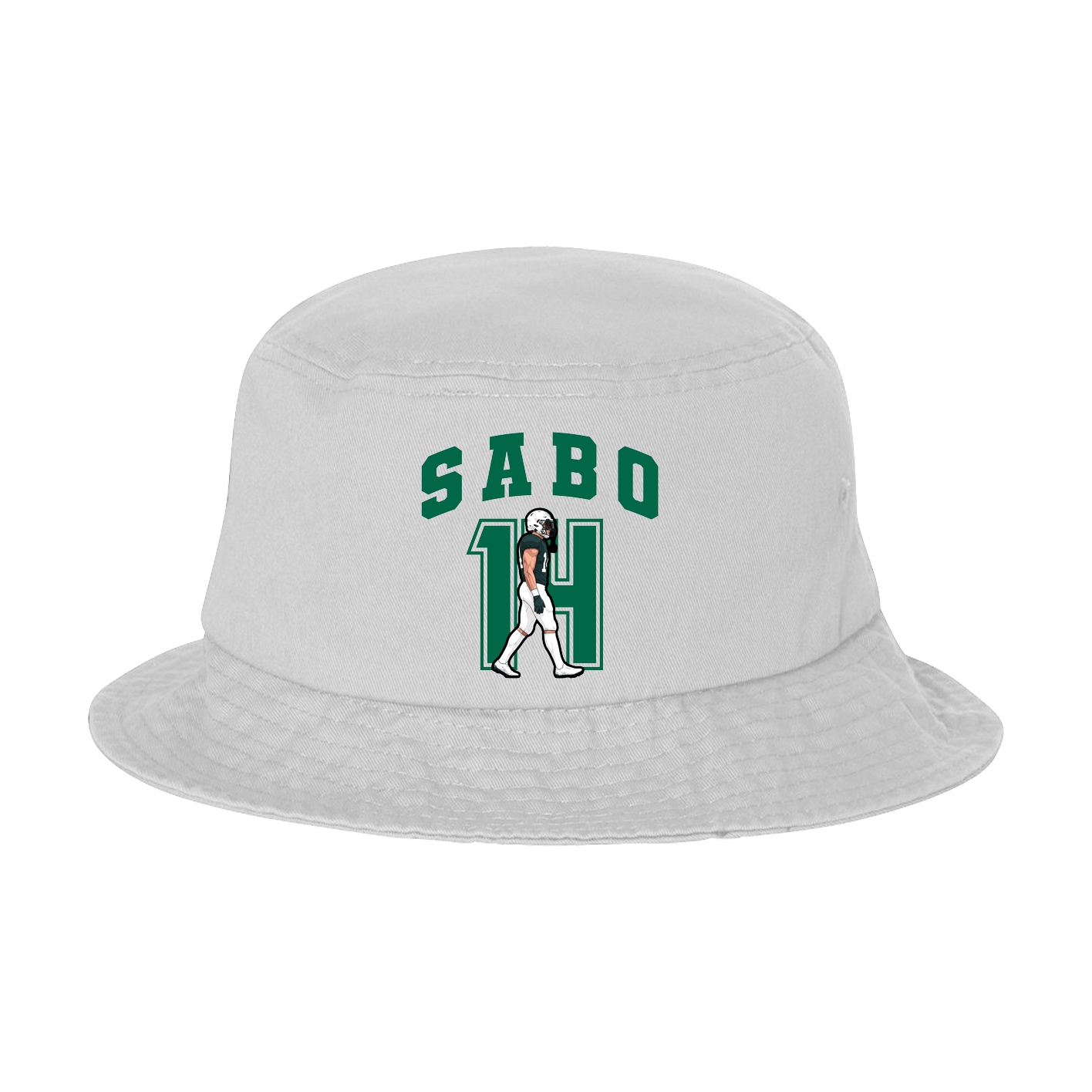Bucket Cap — Number in White