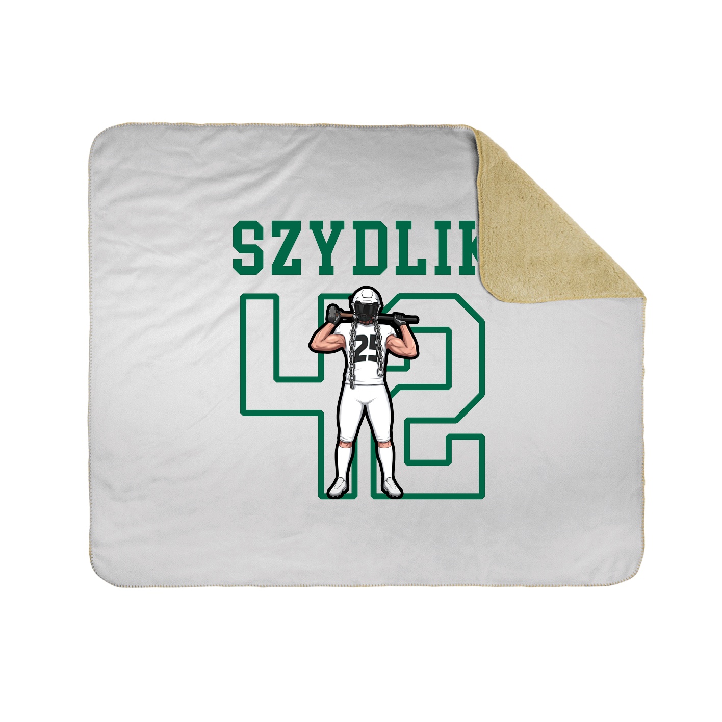 Throw Blanket — Shirsey in White