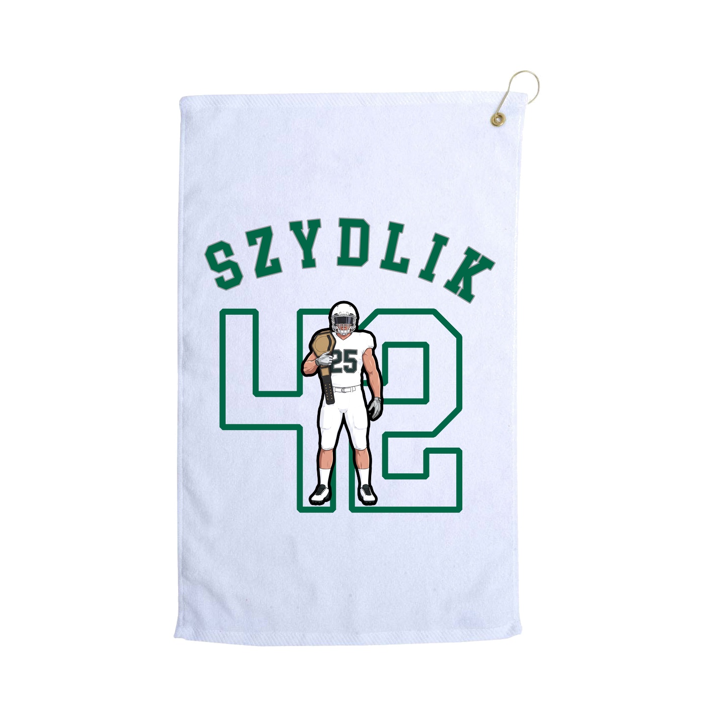 Golf Towel — Shirsey Arch in White