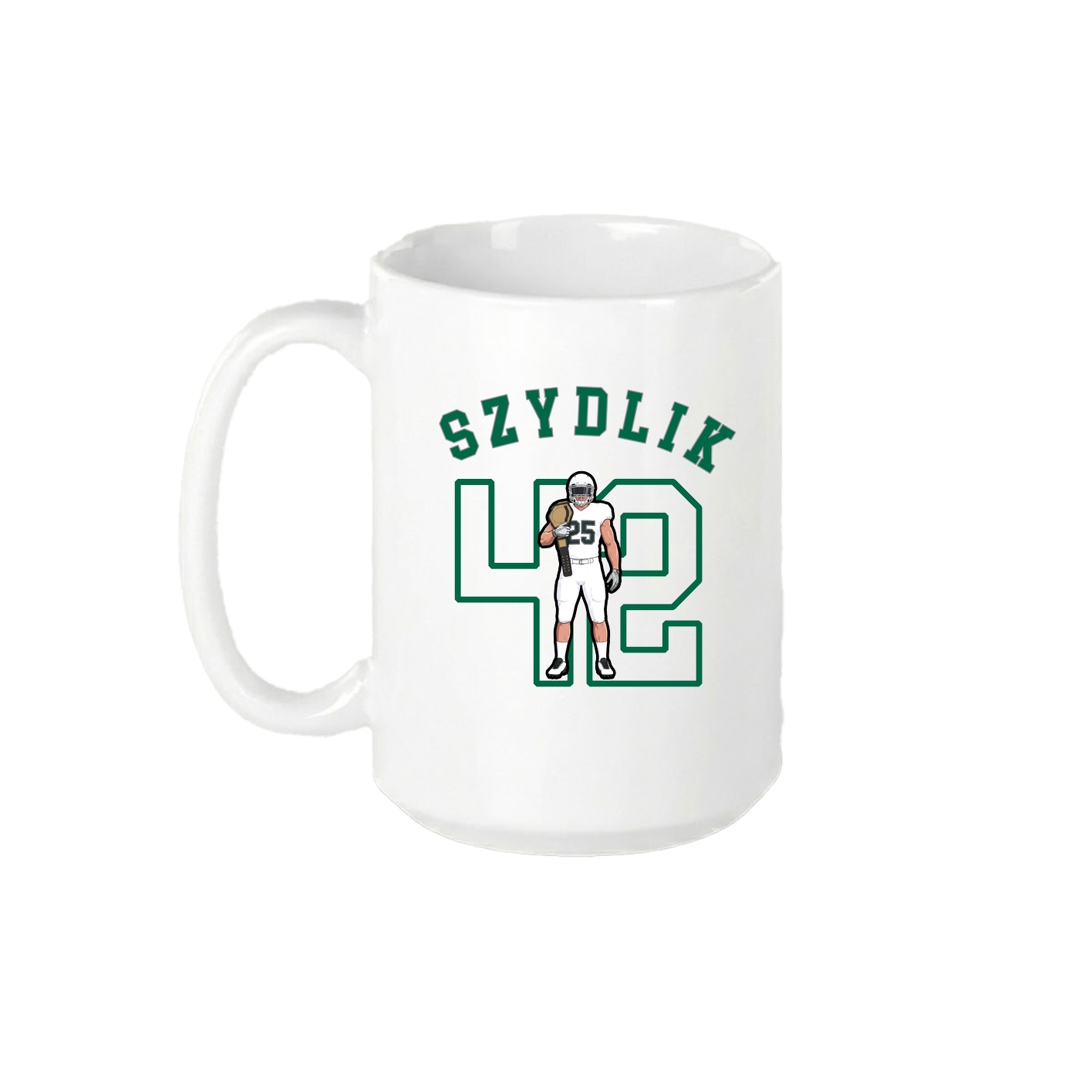 15oz Coffee Mug — Shirsey Arch in White