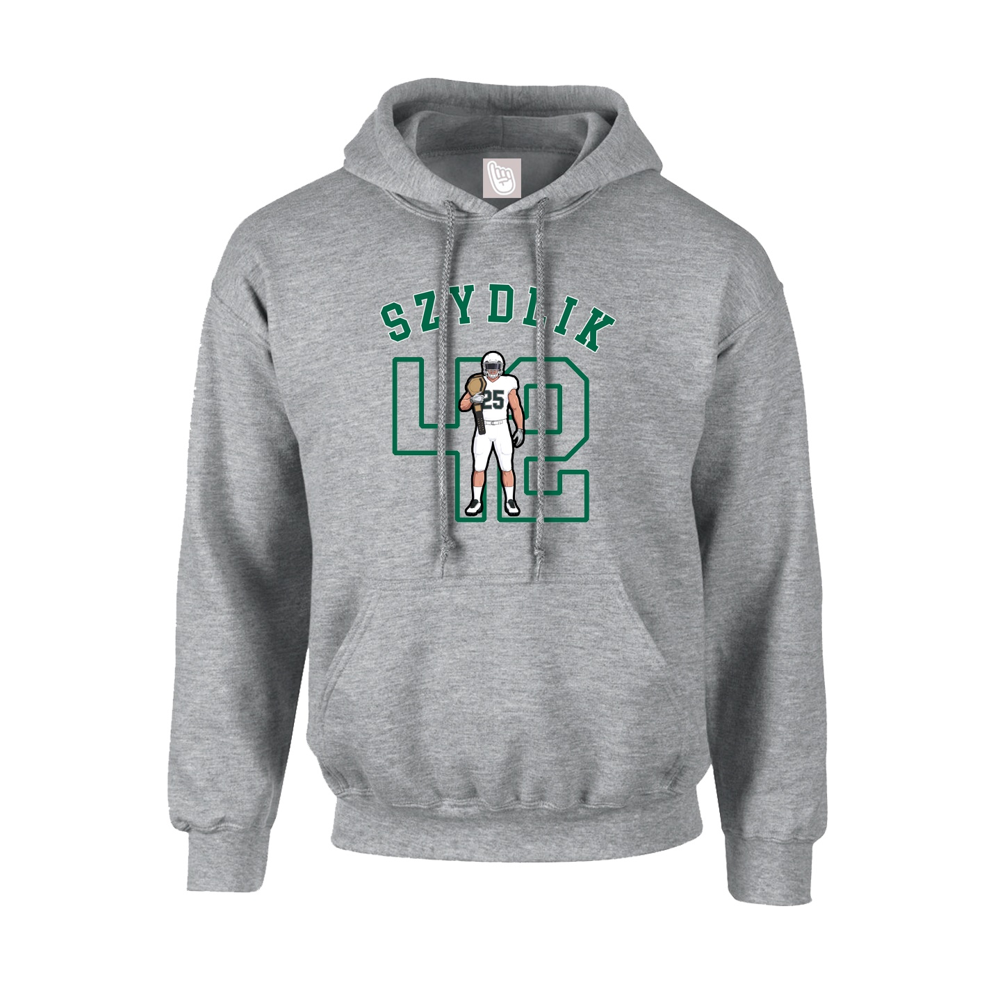 Youth Hoodie — Shirsey Arch in Grey