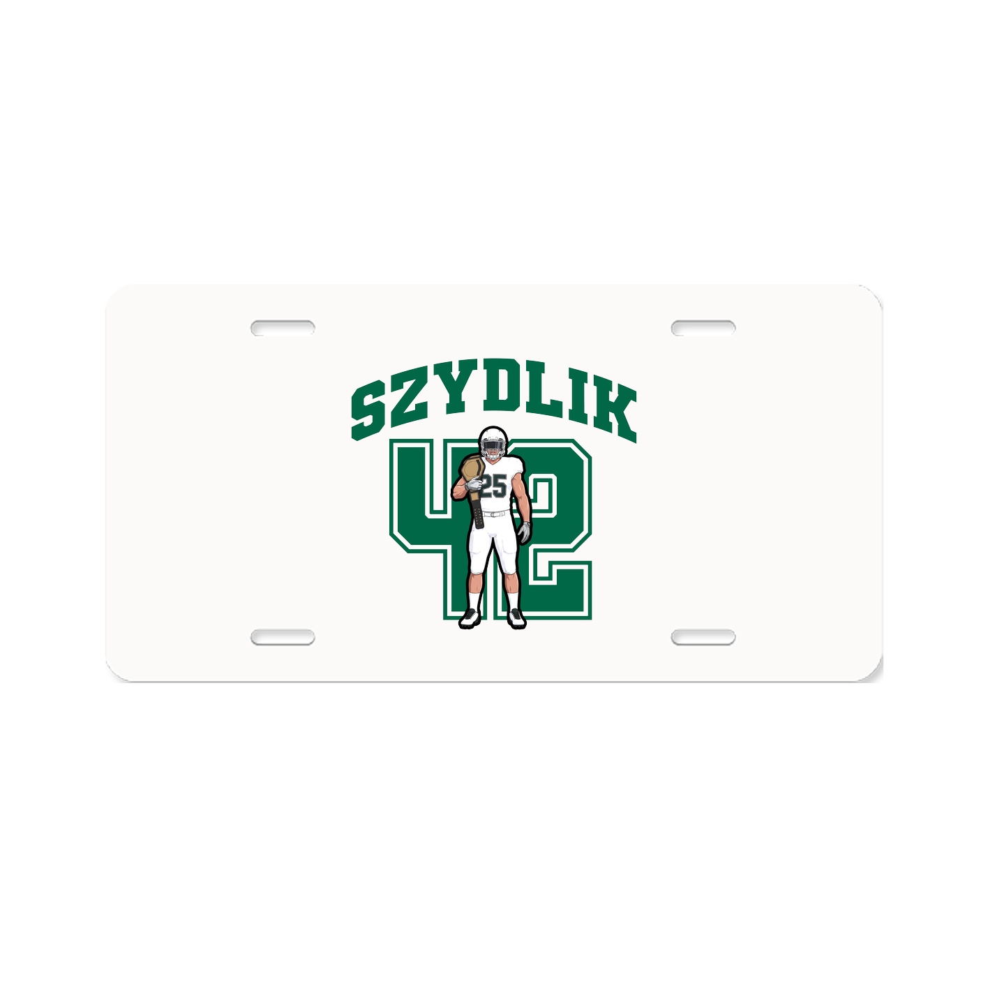 License Plate — Number in Classic