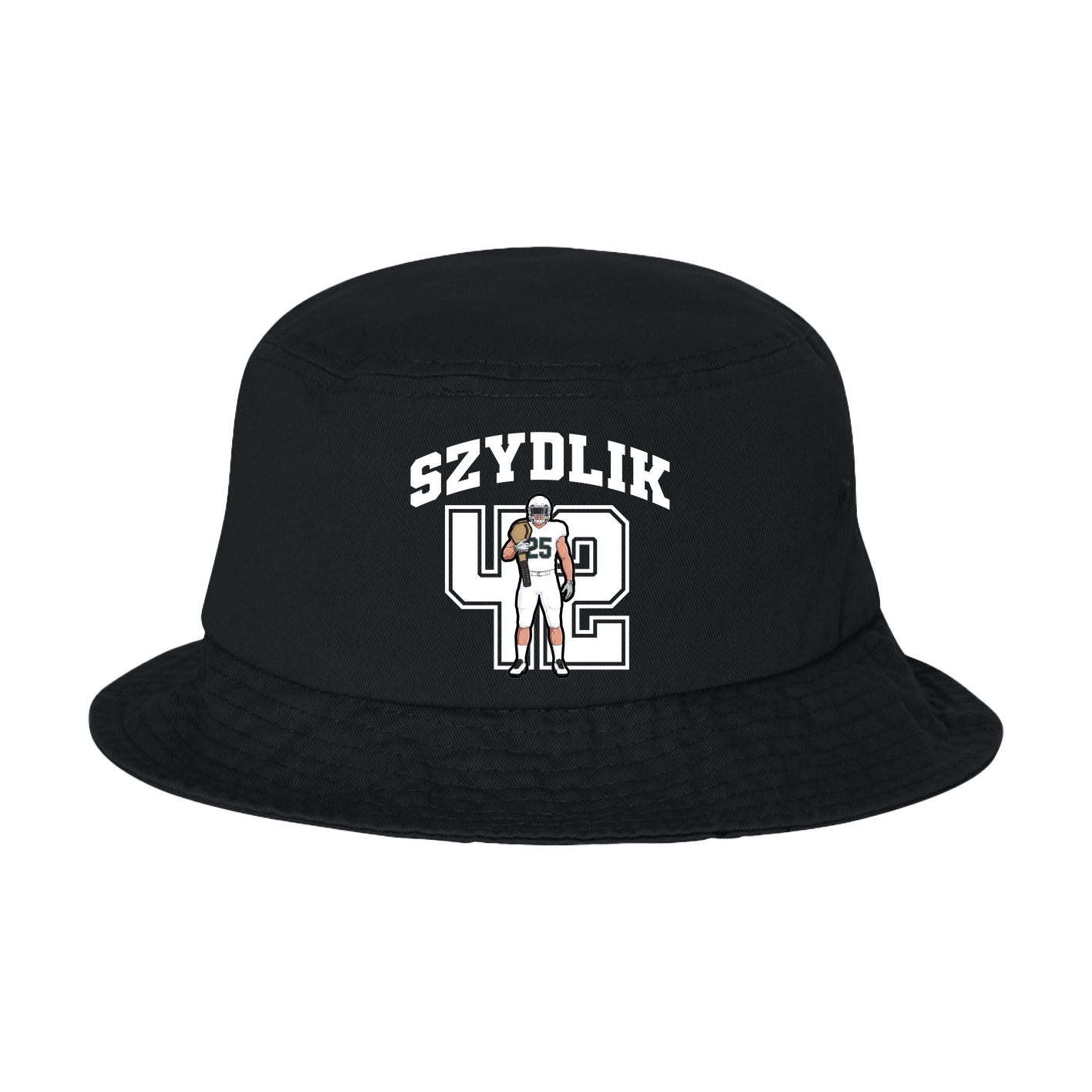Bucket Cap — Number in Black