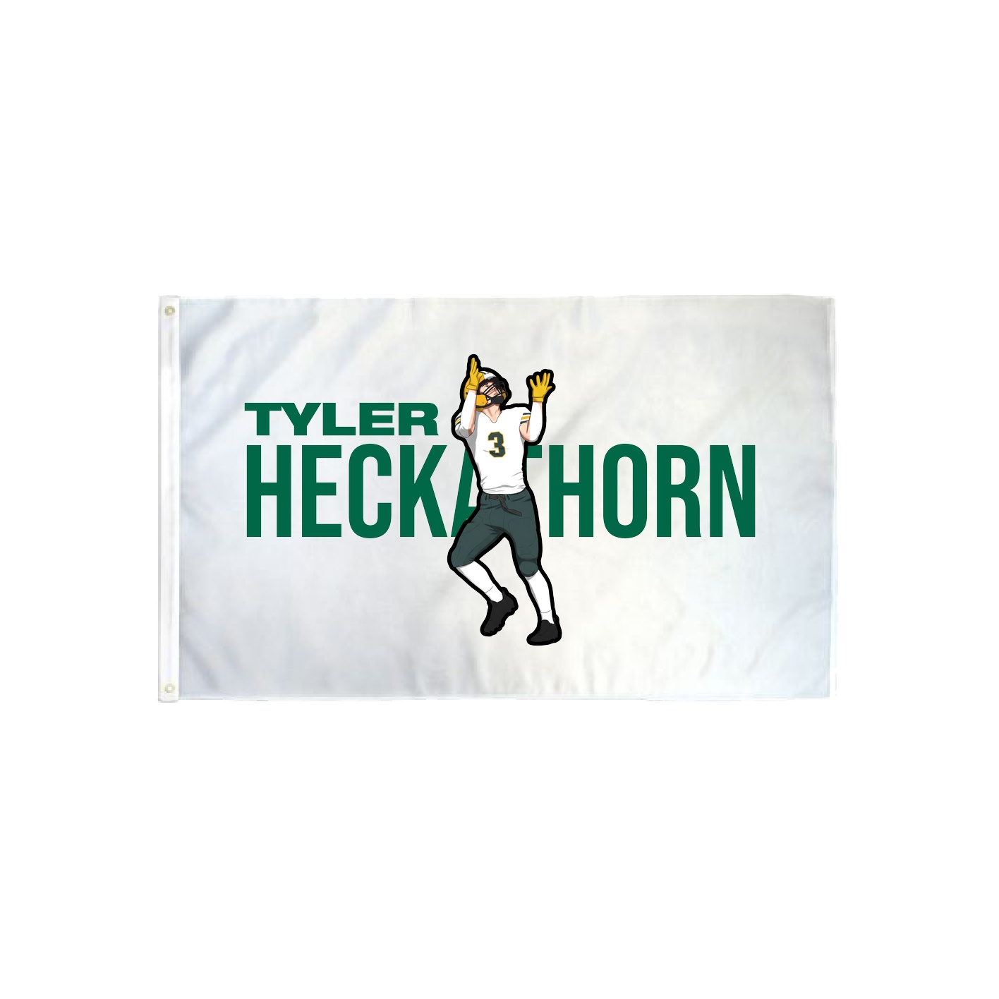 3x5 Flag — Player Name in Classic