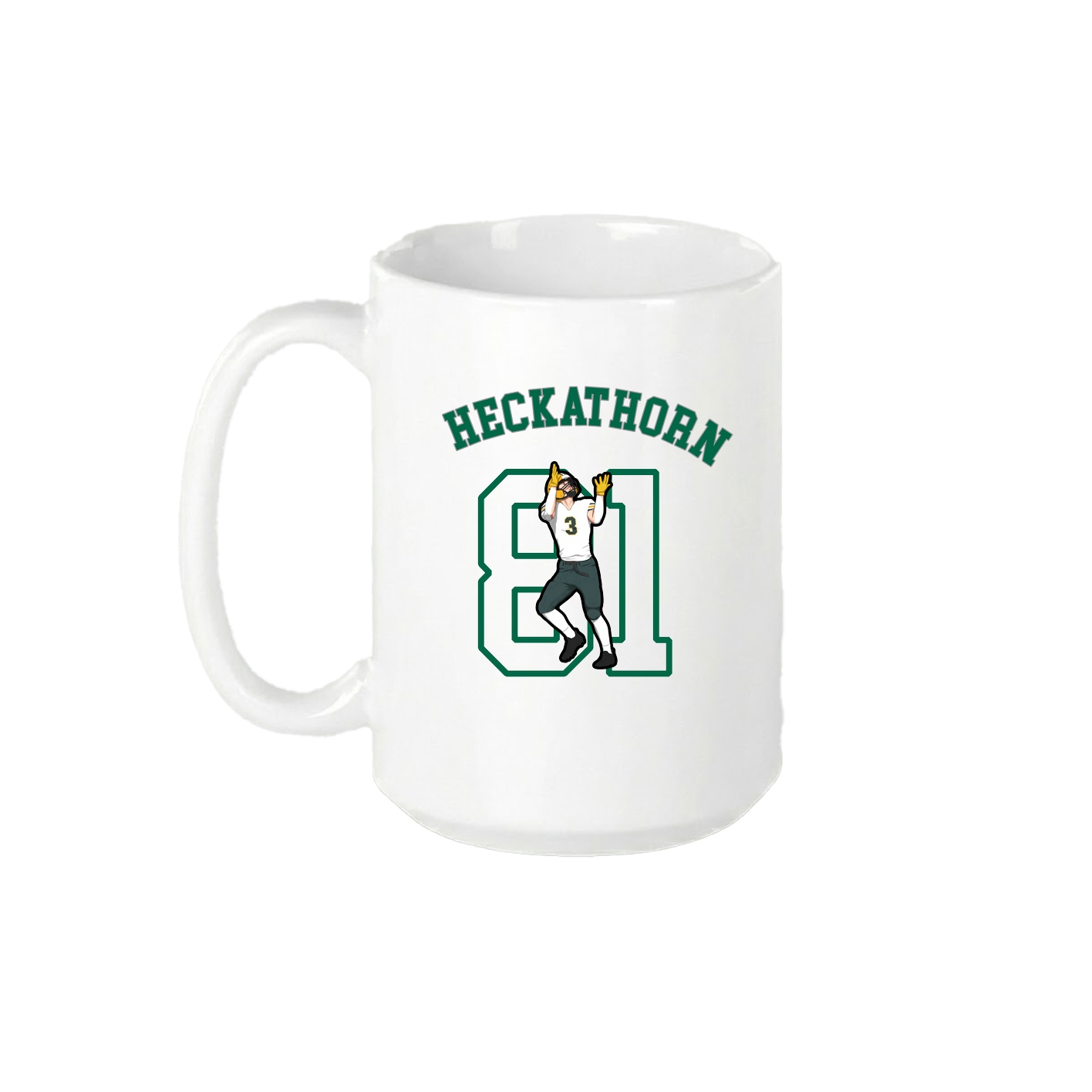 15oz Coffee Mug — Shirsey Arch in White