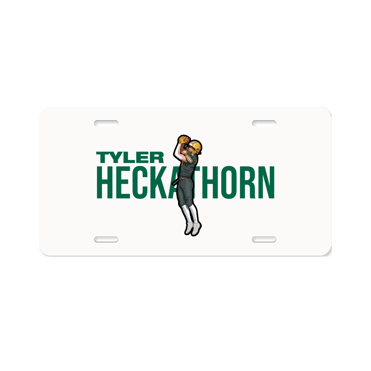License Plate — Player Name in Classic
