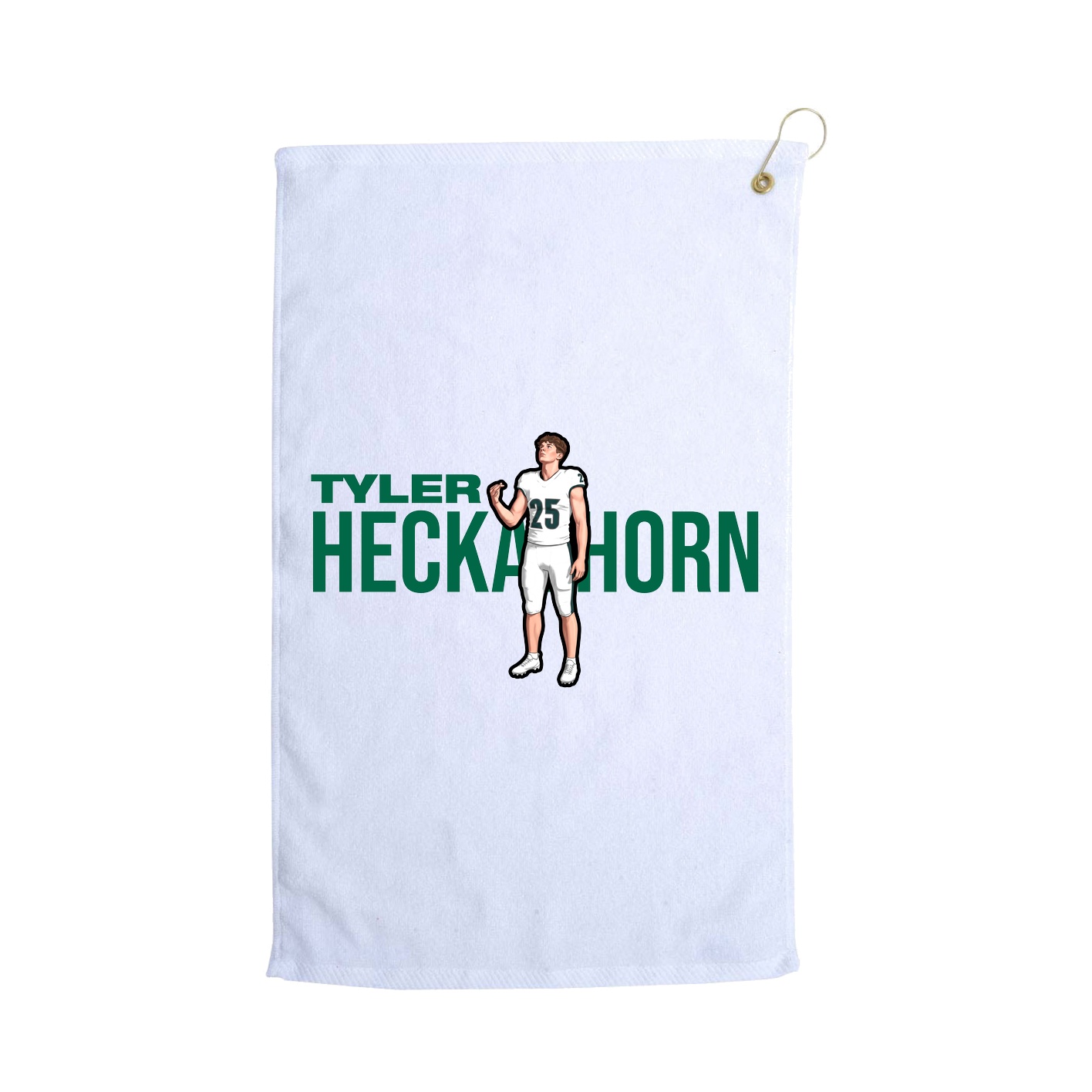 Golf Towel — Player Name in White