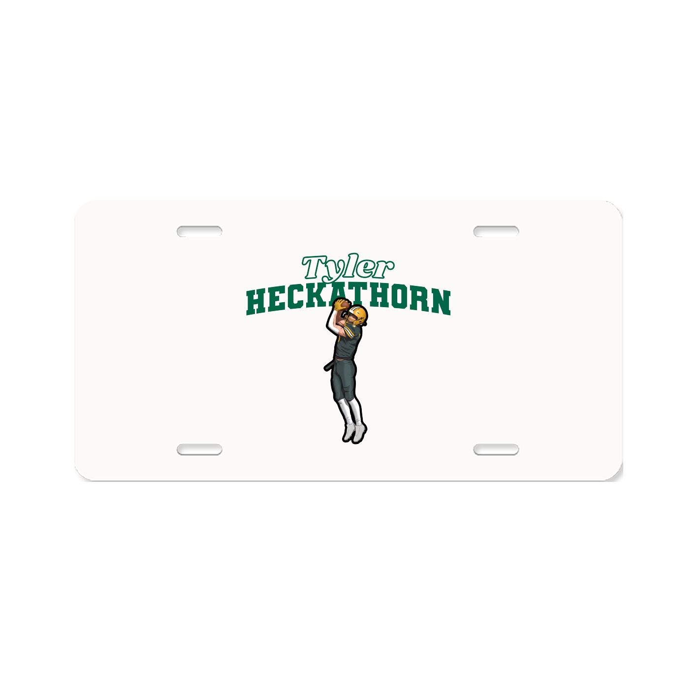 License Plate — Name Arch in Classic