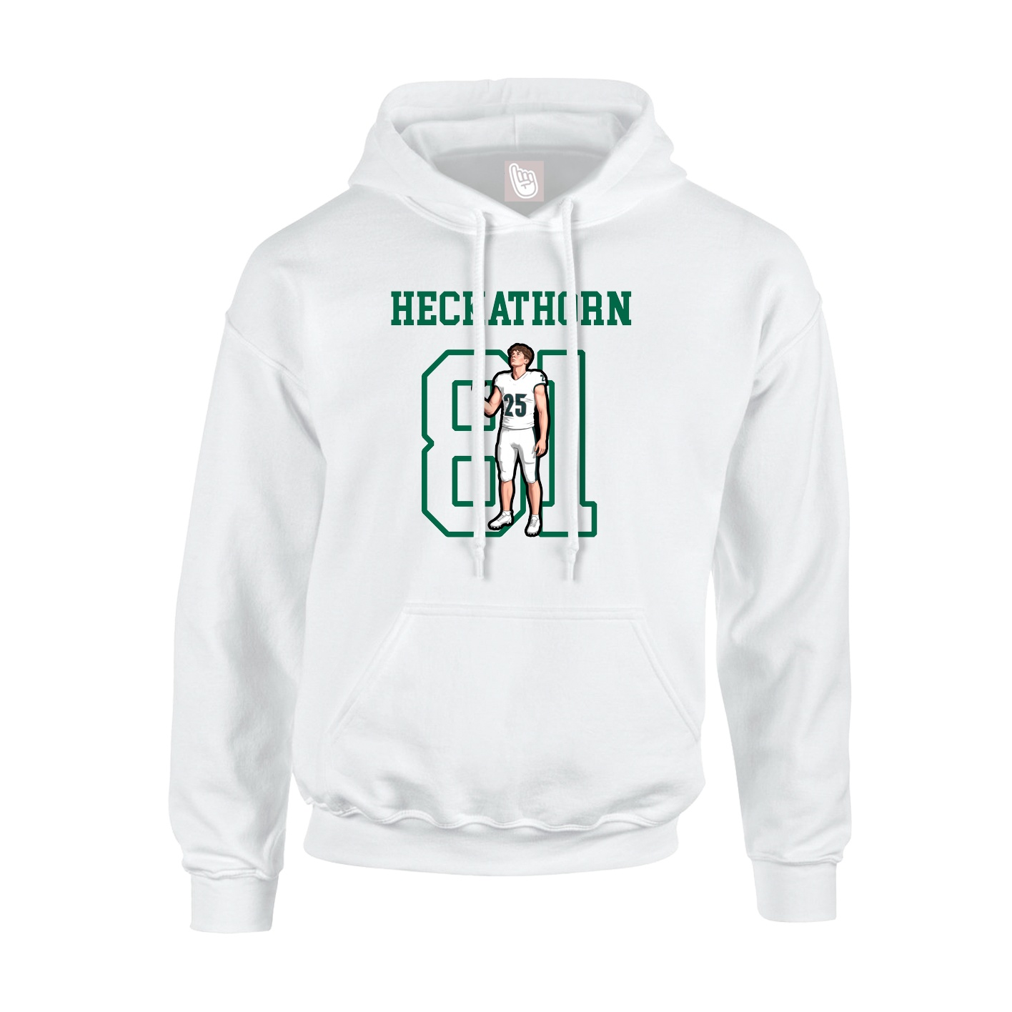 Hoodie — Shirsey in White