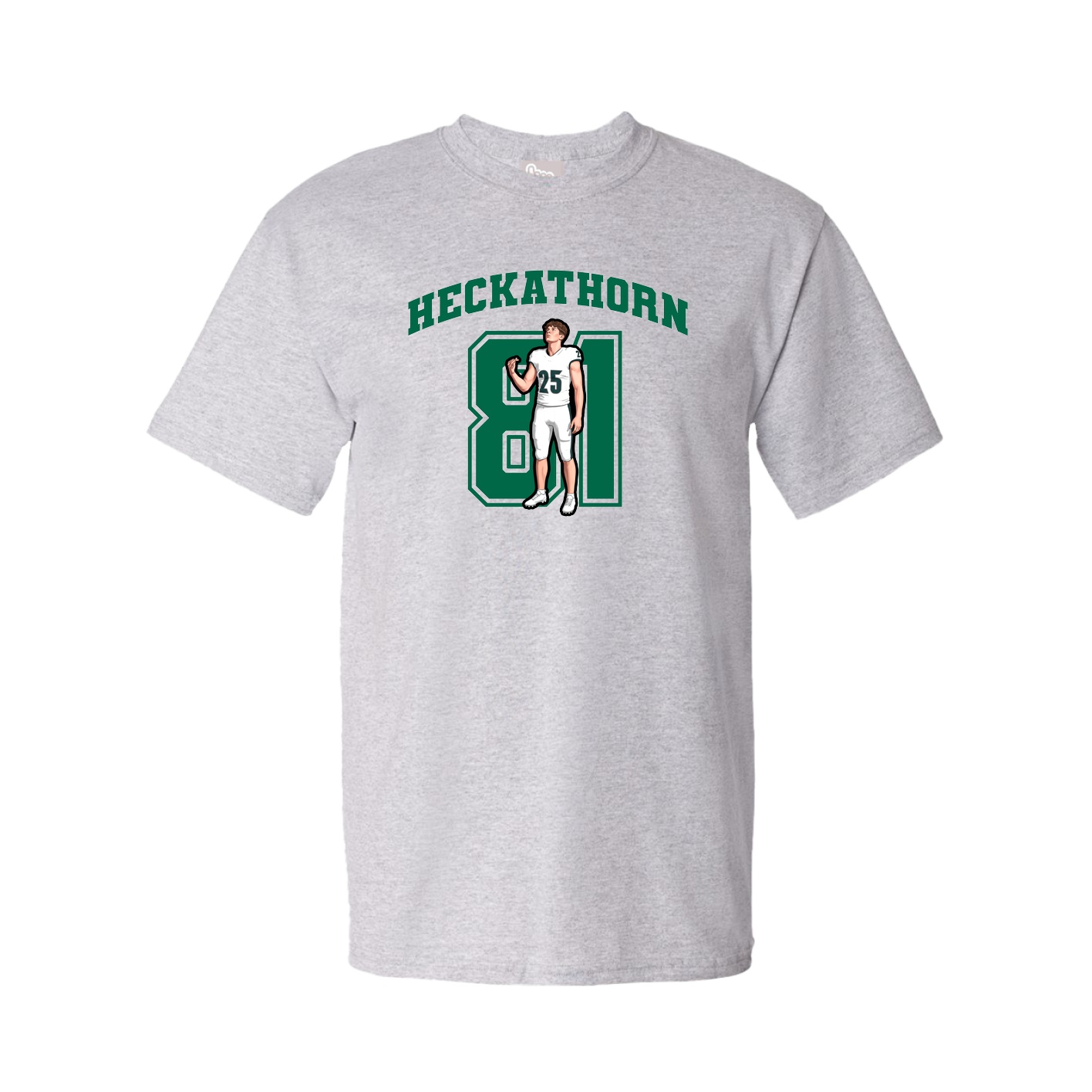 Youth Tee — Number in Grey