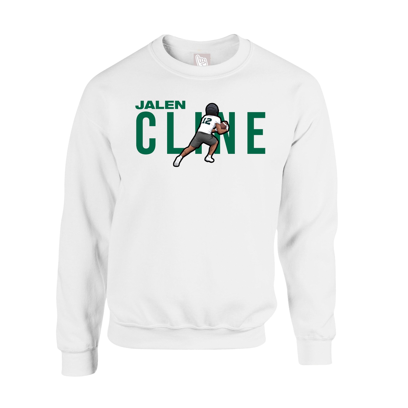 Fleece Crew — Player Name in White