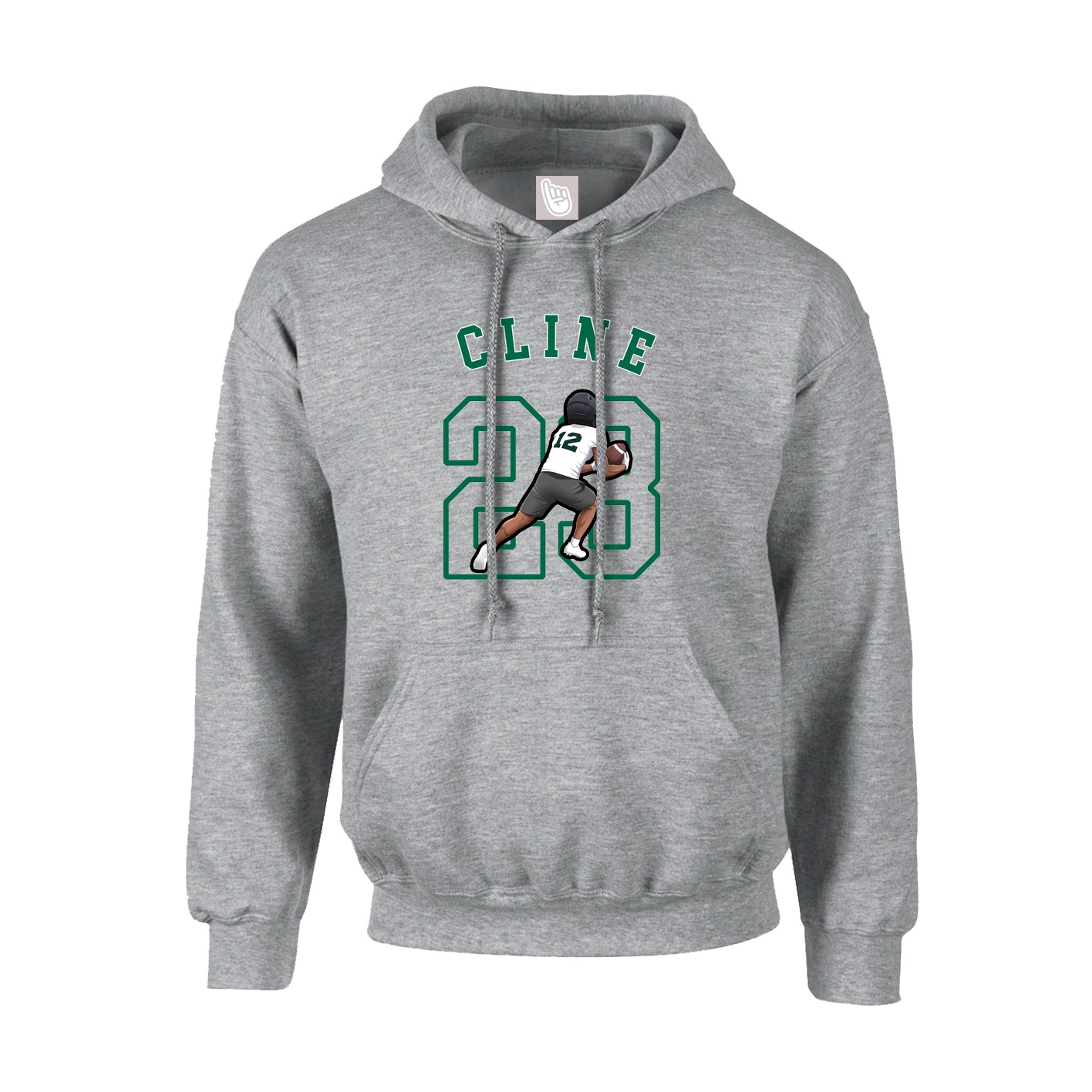 Youth Hoodie — Shirsey Arch in Grey