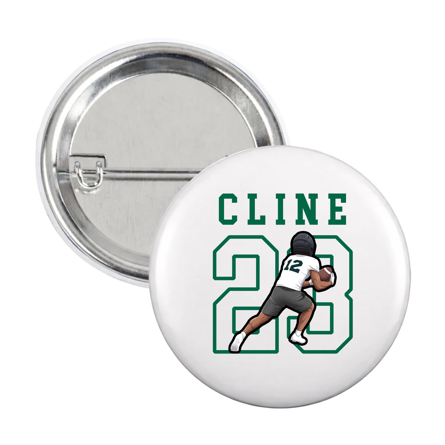 Game Day Button — Shirsey in White