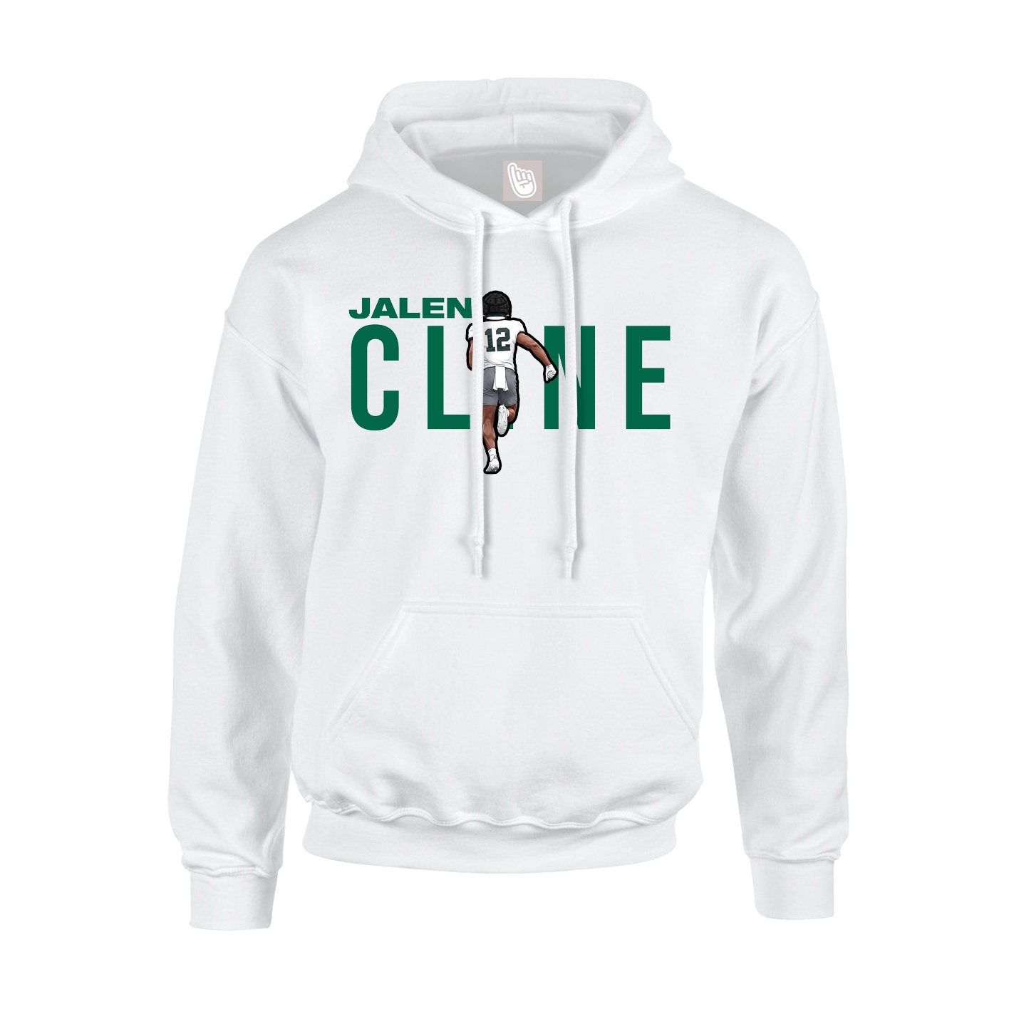 Hoodie — Player Name in White