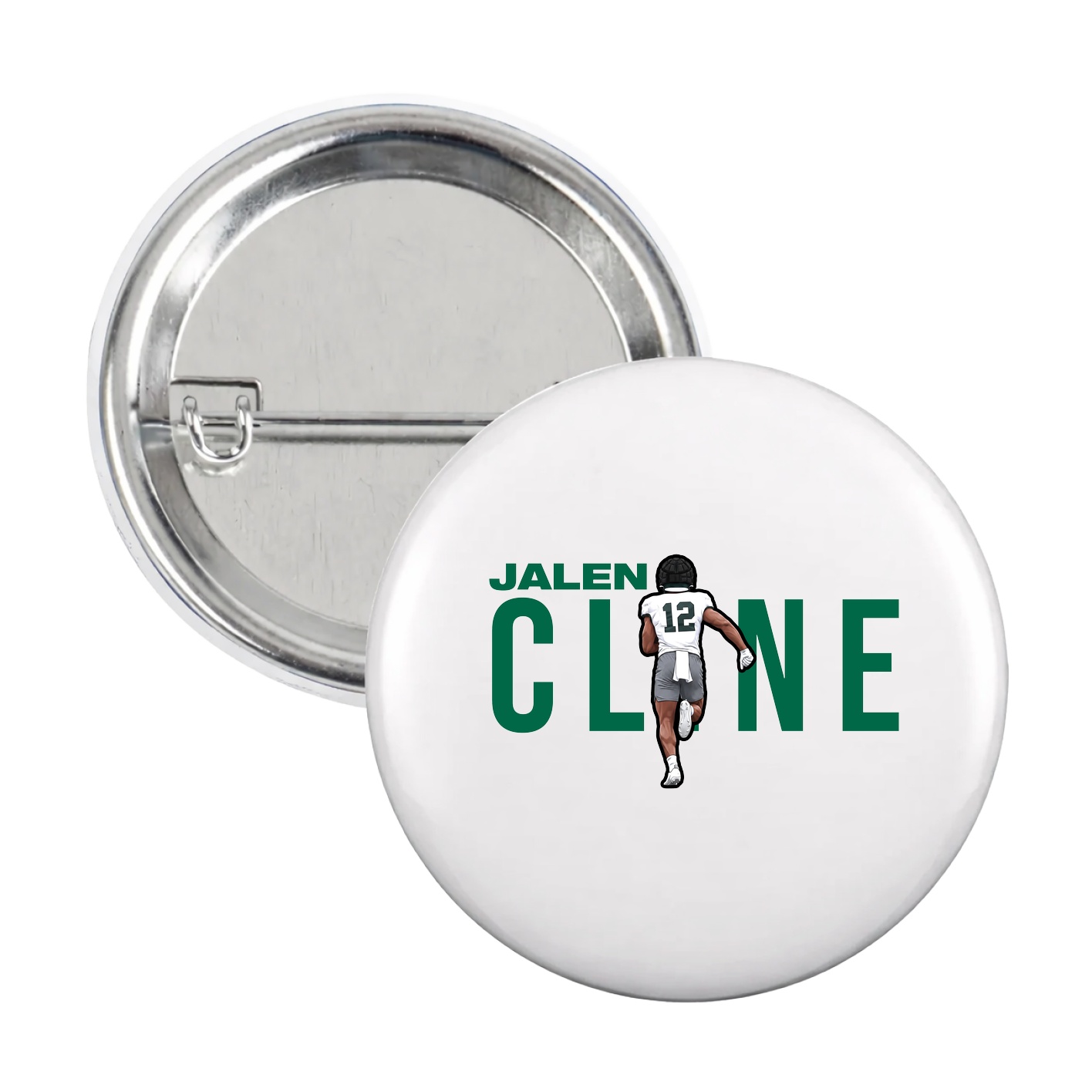 Game Day Button — Player Name in White