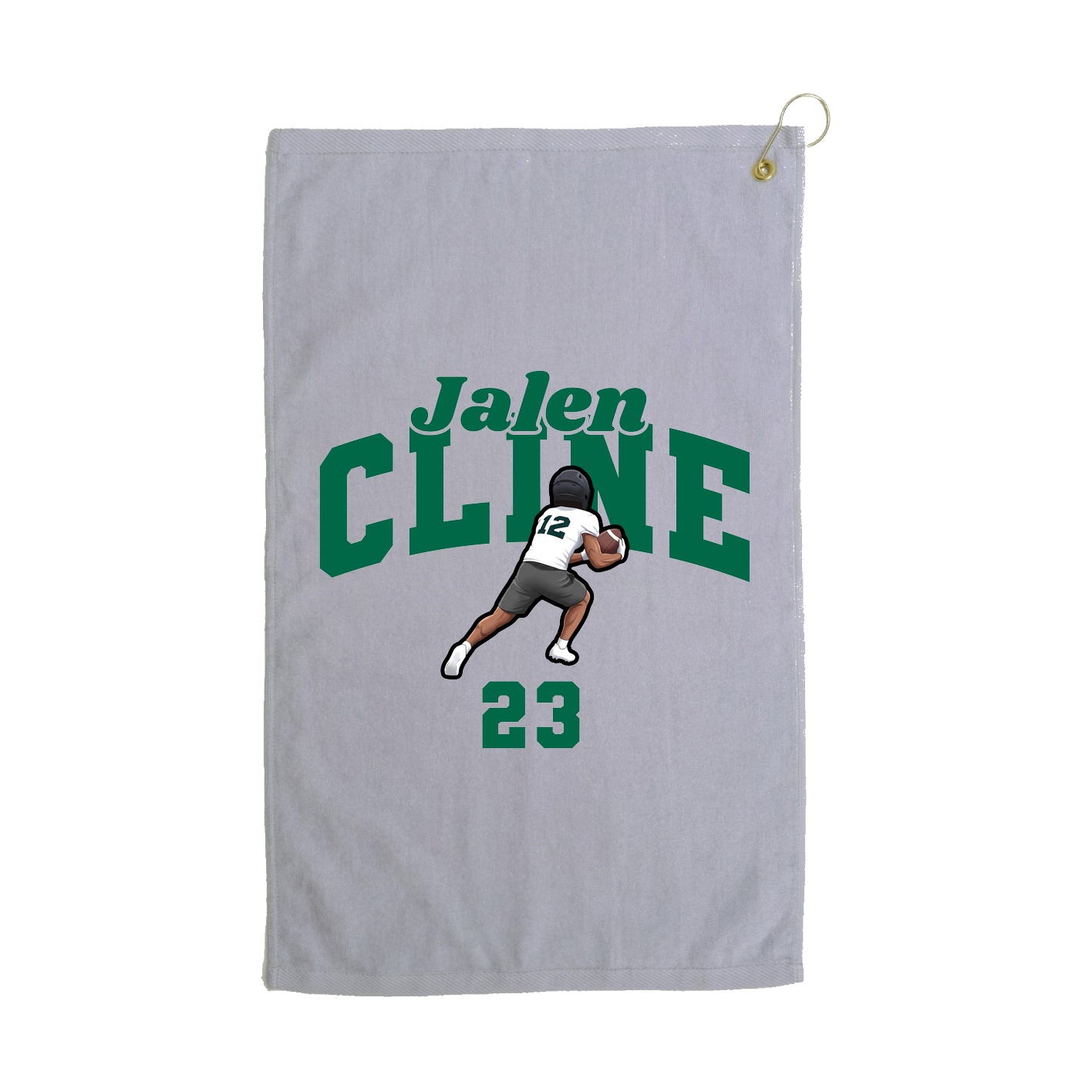 Golf Towel — Signature Arch in Grey