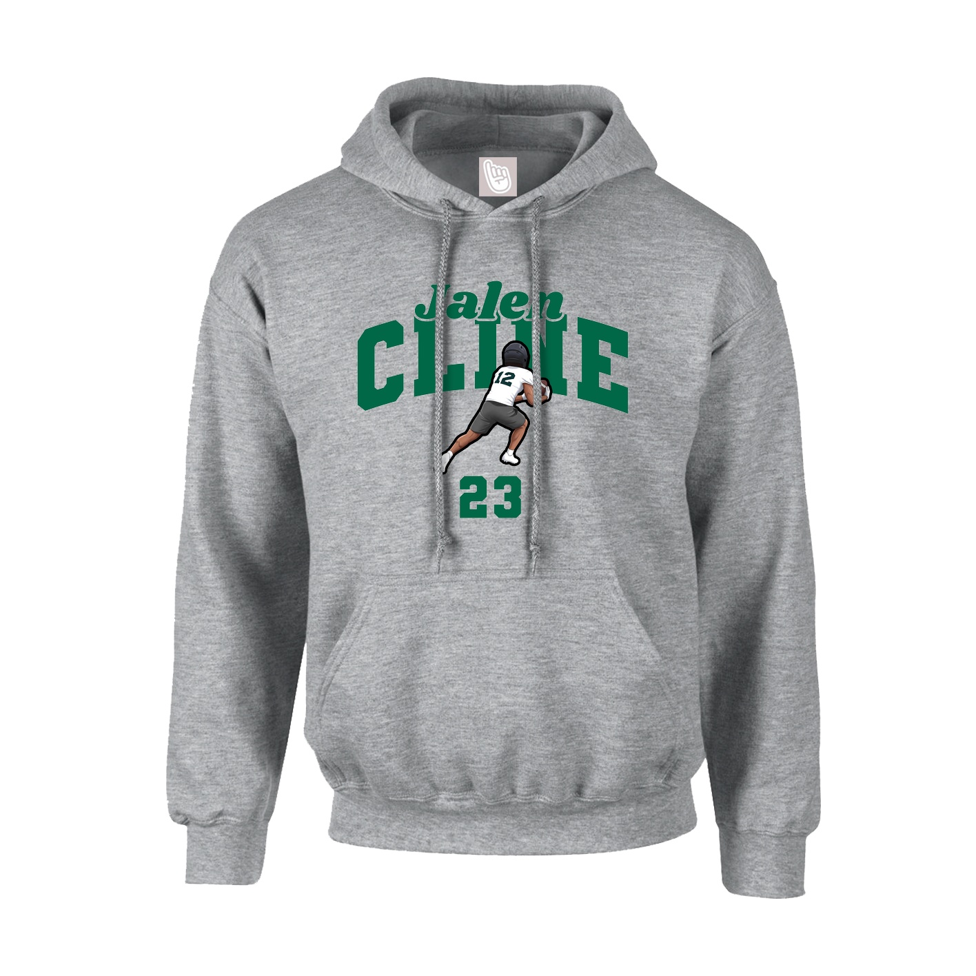 Hoodie — Signature Arch in Grey