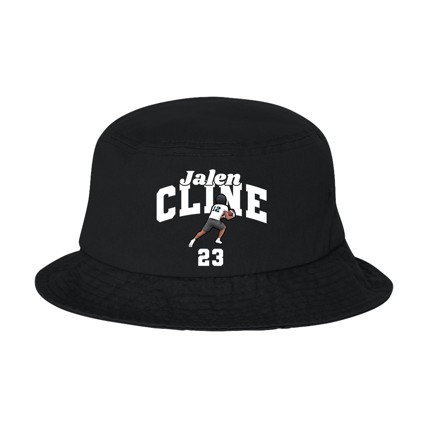 Bucket Cap — Signature Arch in Black