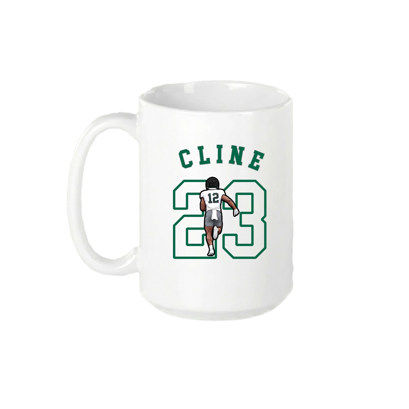15oz Coffee Mug — Shirsey Arch in White